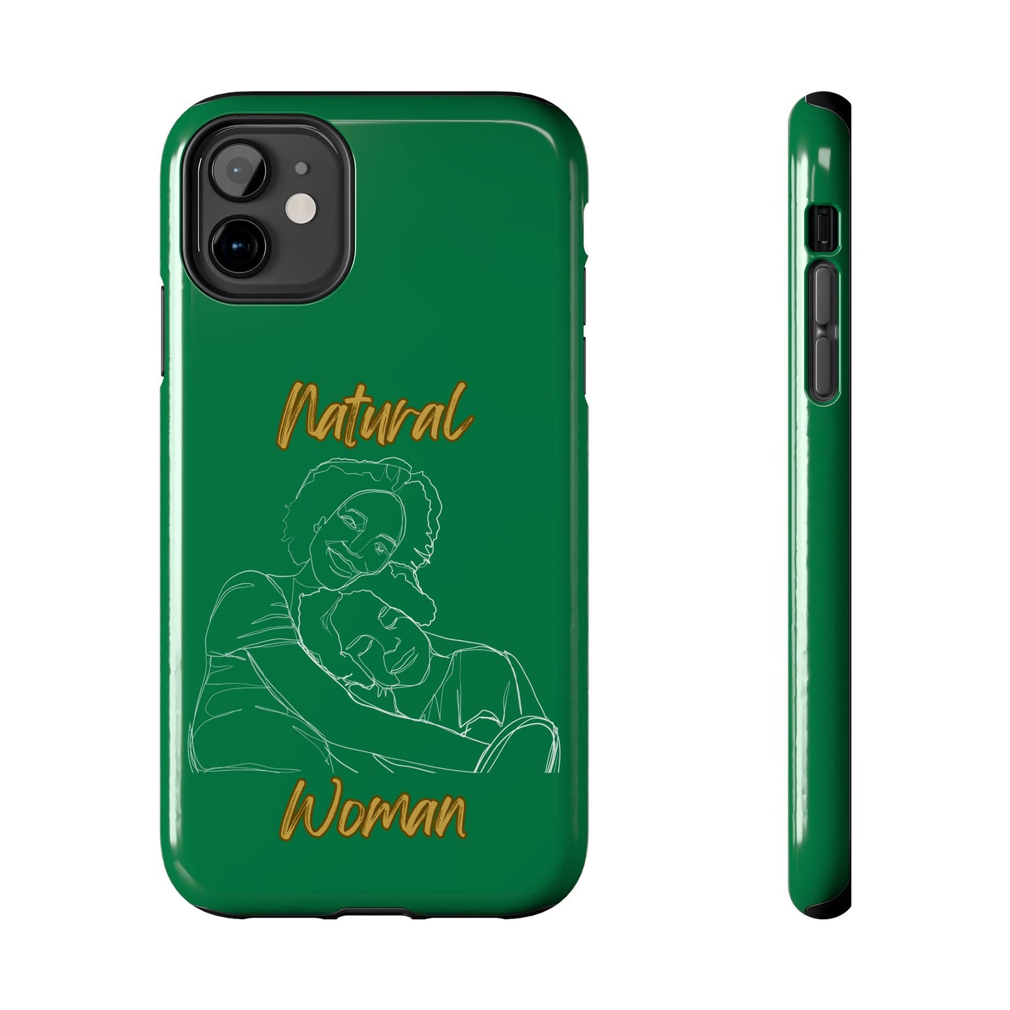 Natural Woman Loving Embrace (WL)Tough Phone Cases DARK GREEN