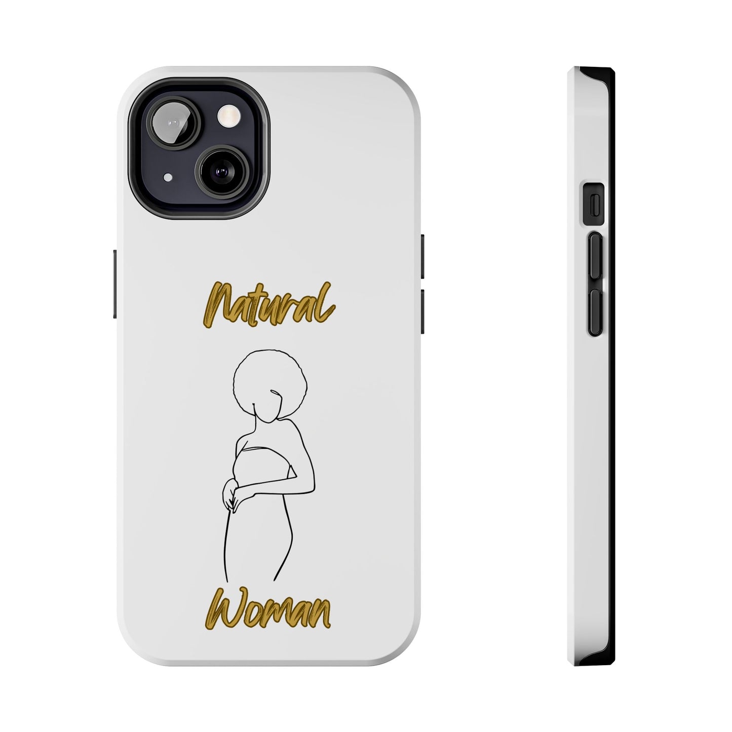 Natural Woman Sho Nuff (BL)Tough Phone Cases WHITE