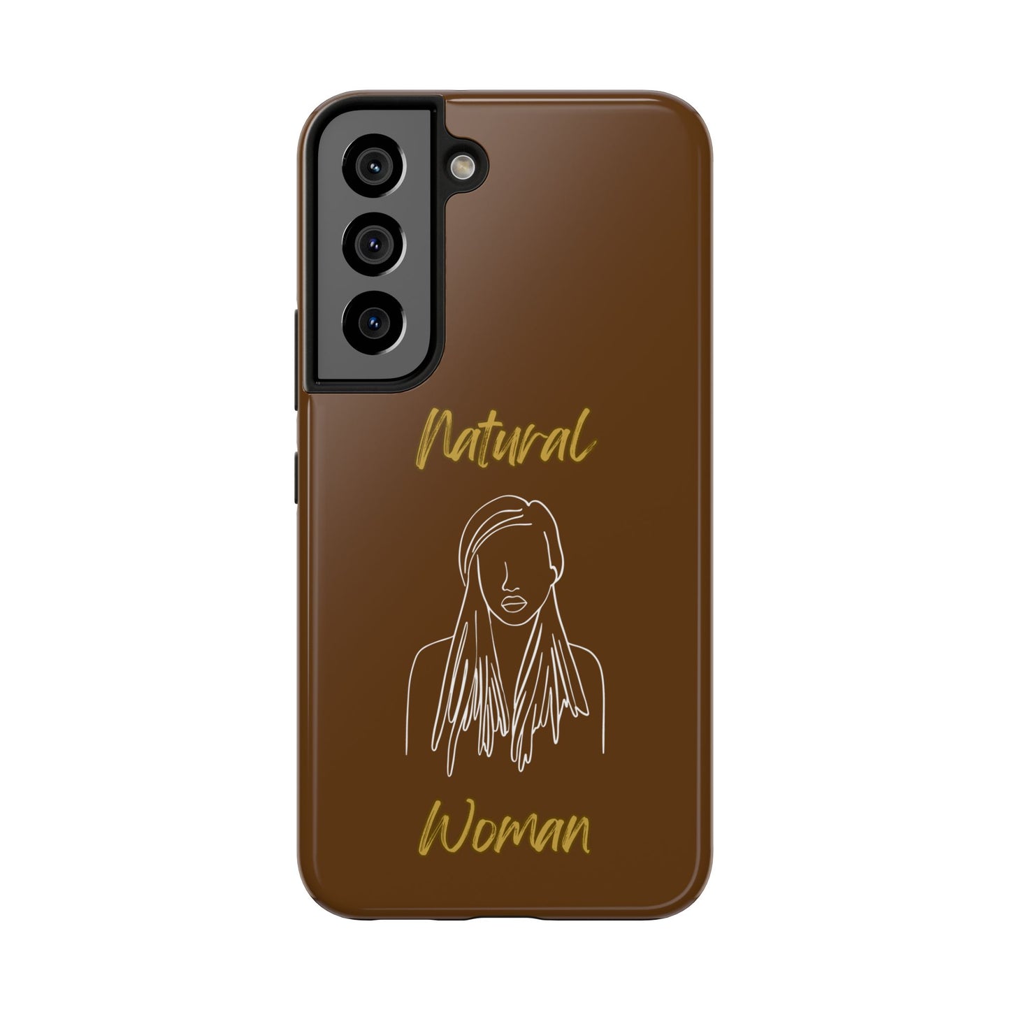 Natural Woman Content (WL)Tough Phone Cases BROWN