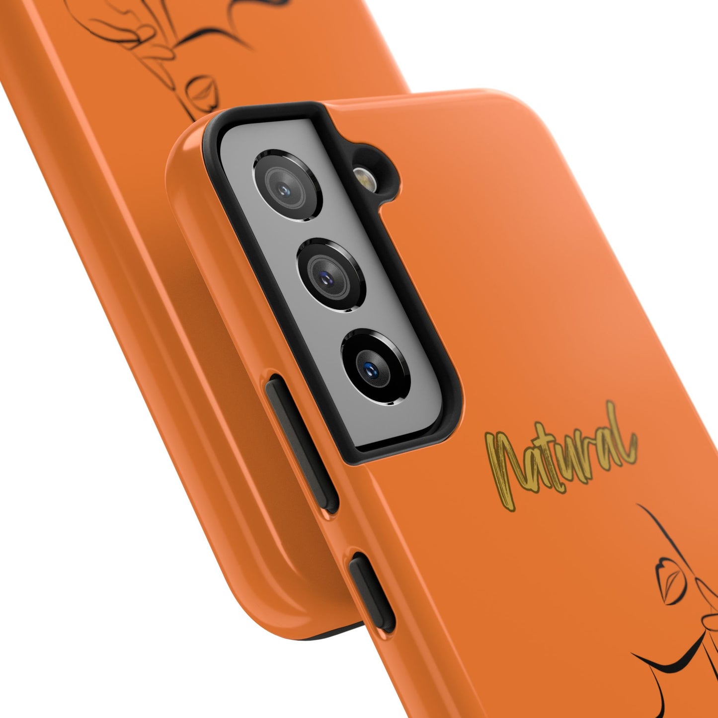 Natural Woman Chin Up (BL)Tough Phone Cases CUSTA