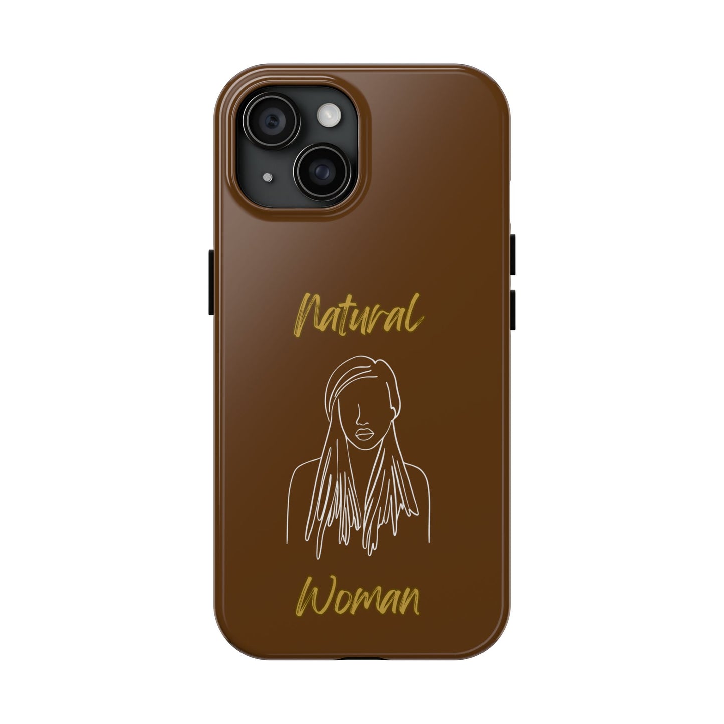 Natural Woman Content (WL)Tough Phone Cases BROWN