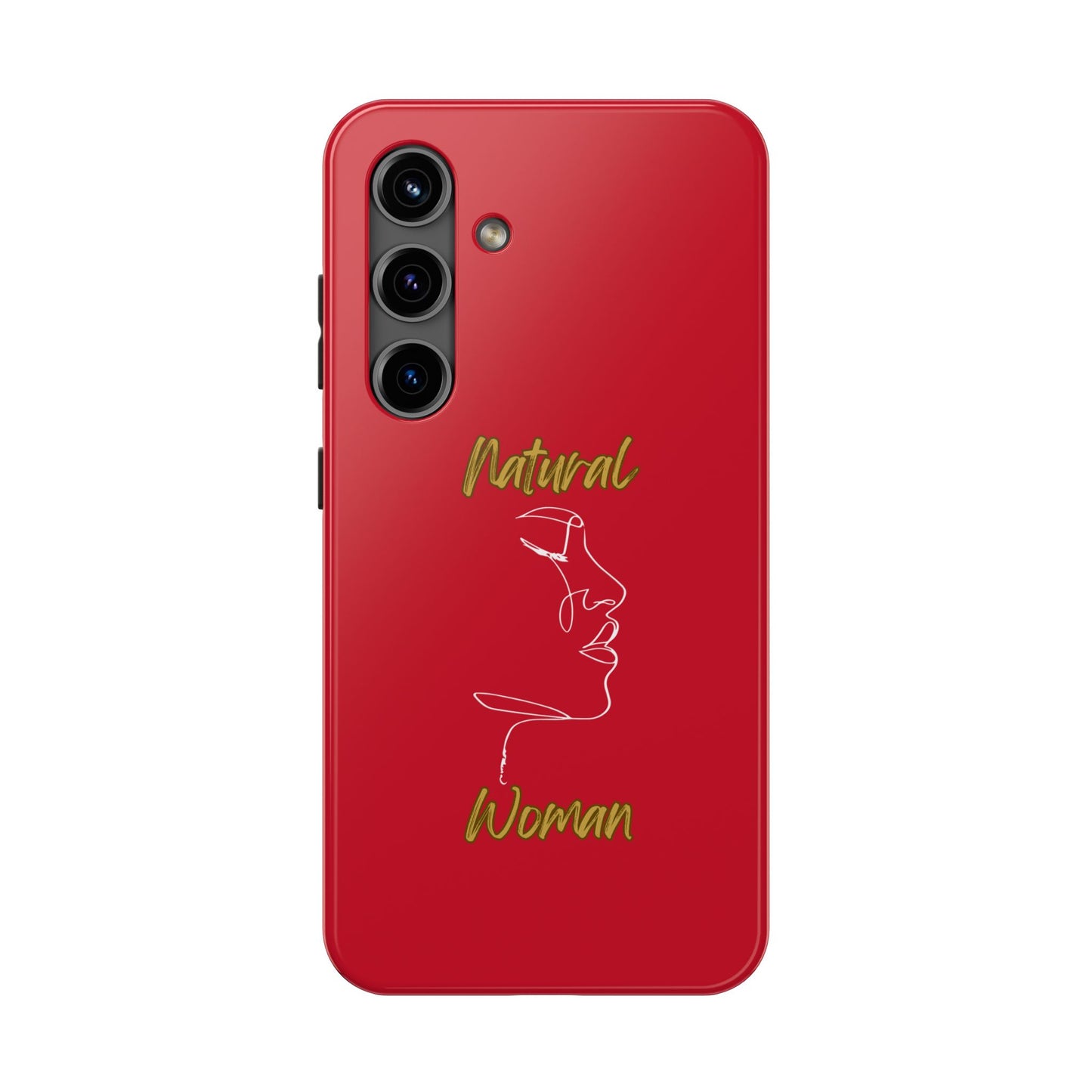 Natural Woman Timeless (WL)Tough Phone Cases DARK RED