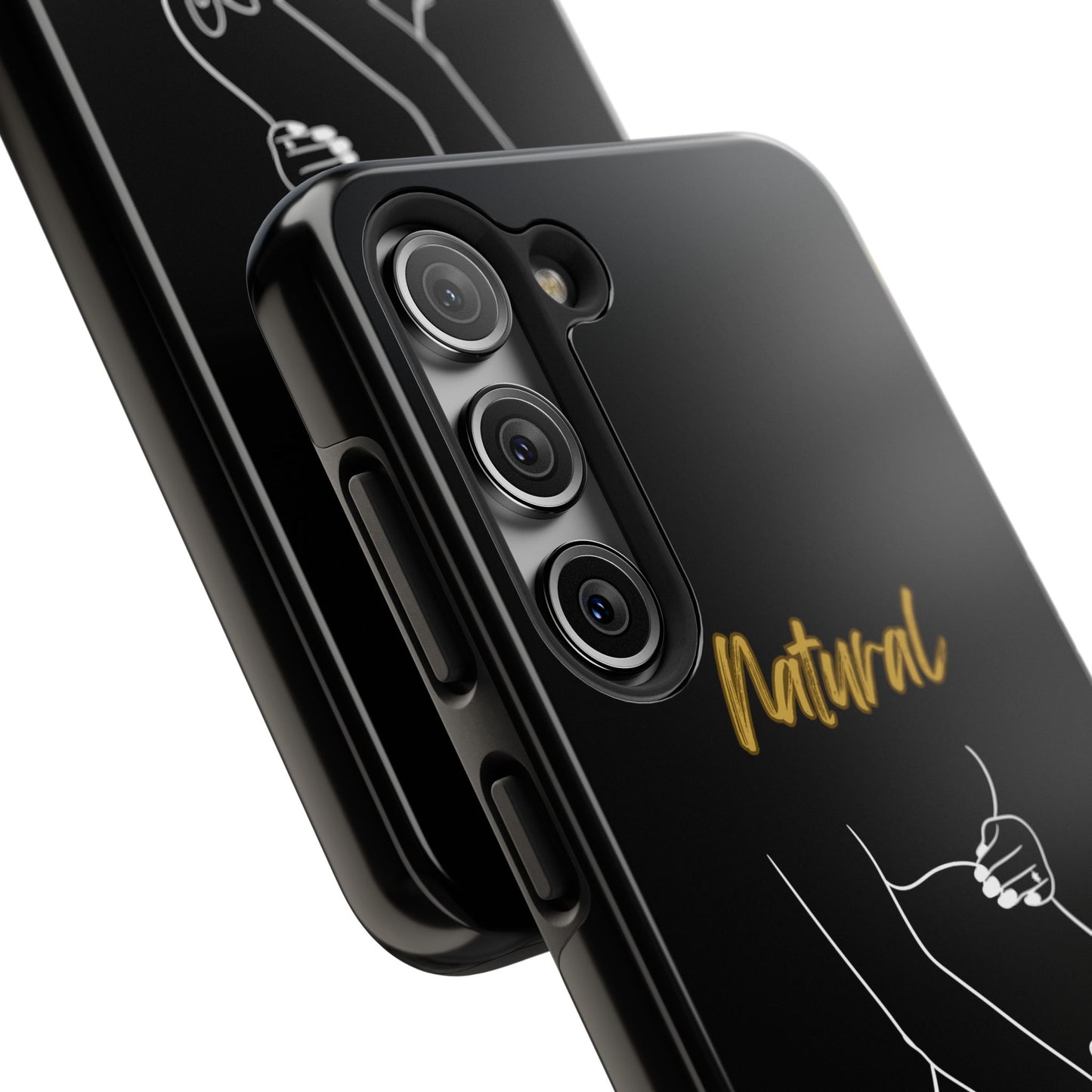 Natural Woman Loved In & Out (WL)Tough Phone Cases BLACK