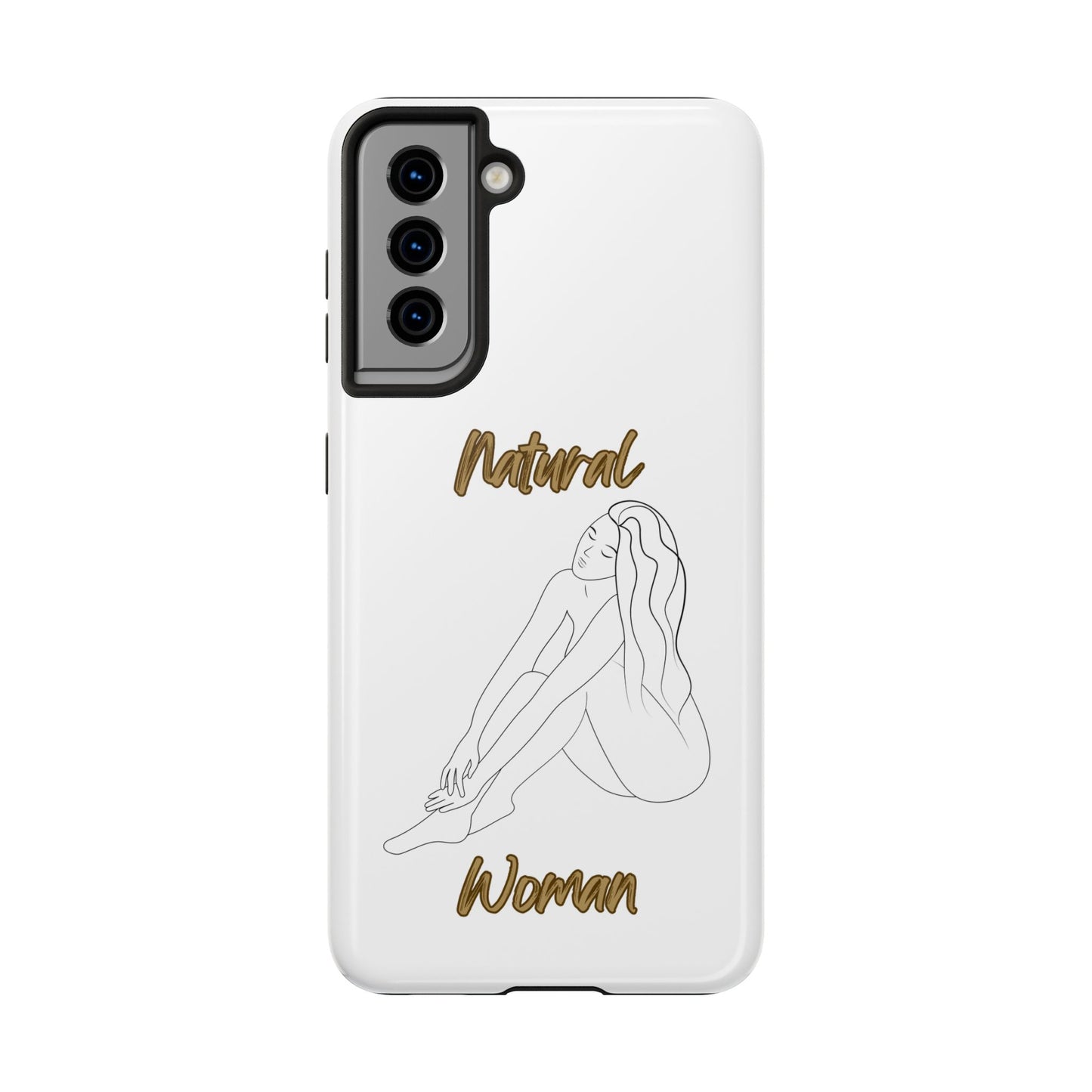 Natural Woman Beauty (BL) Tough Phone Cases WHITE