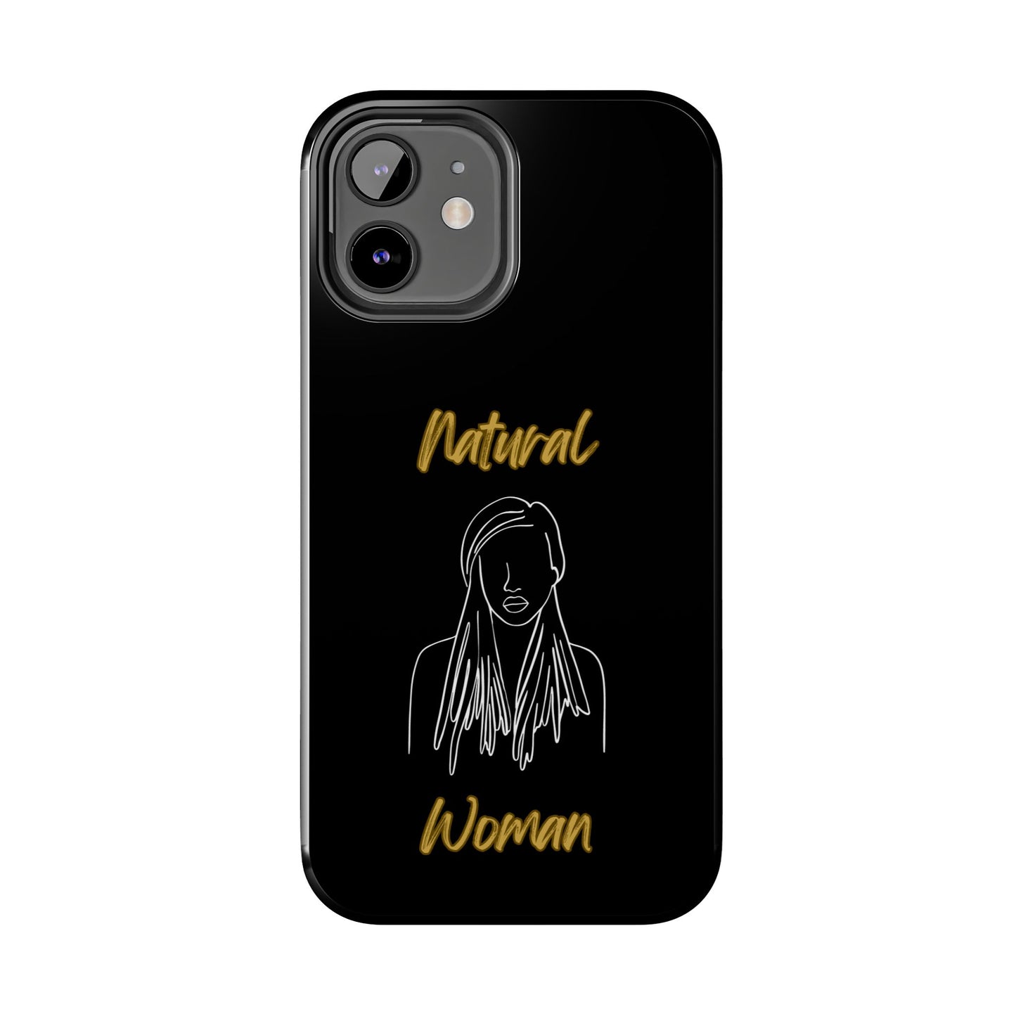 Natural Woman Content (WL)Tough Phone Cases BLACK