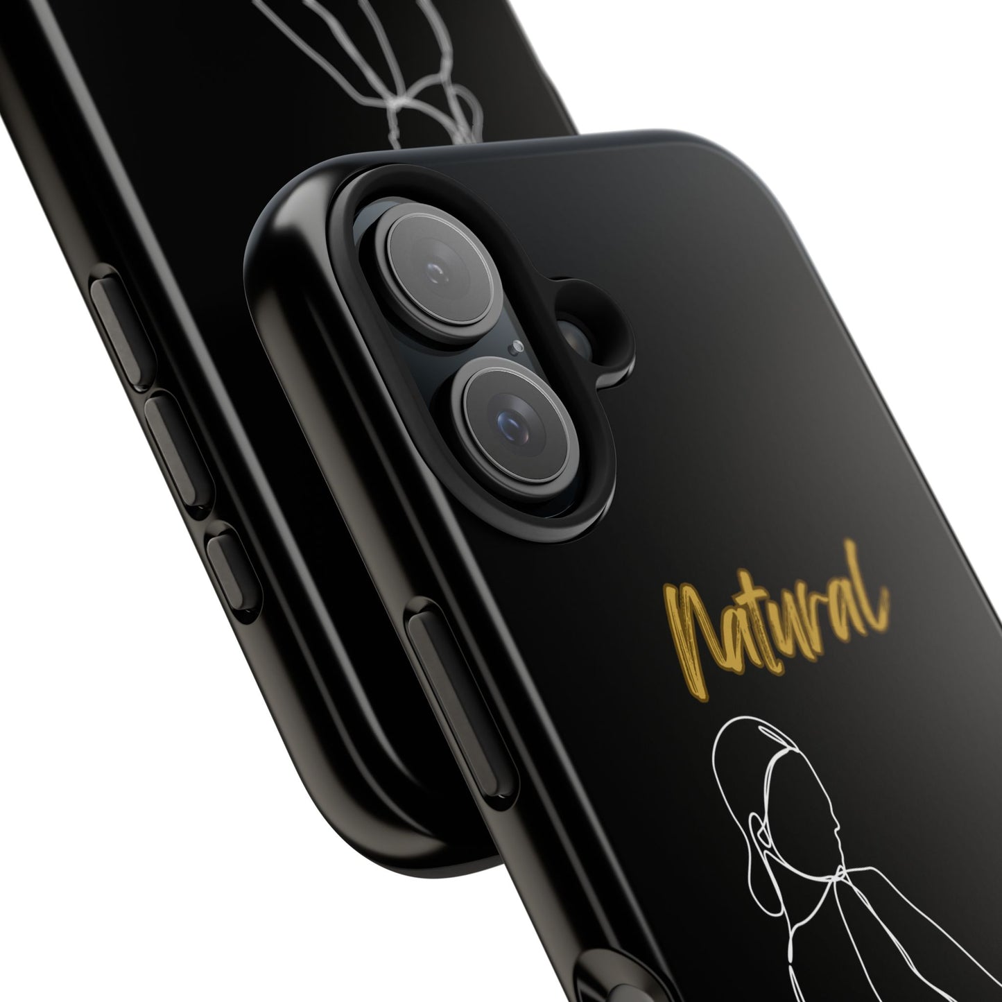 Natural Woman Hands Free (WL)Tough Phone Cases BLACK