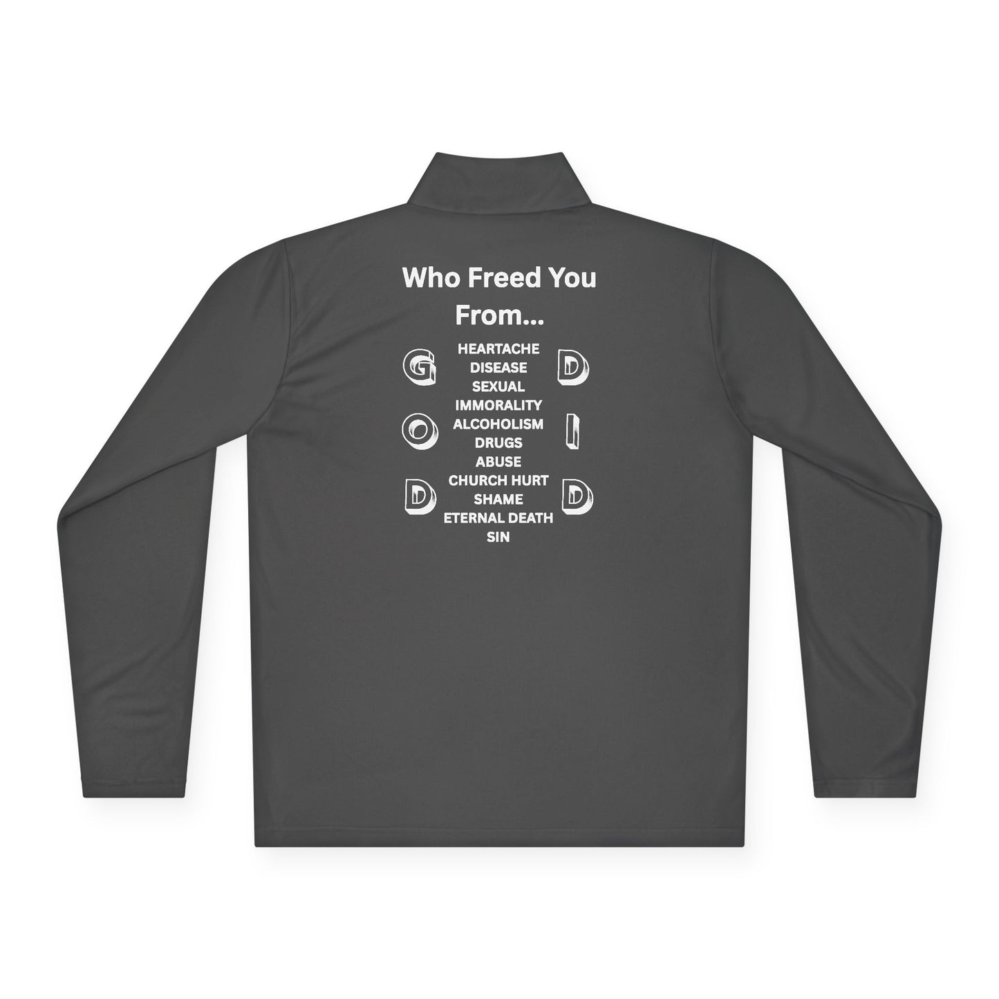 "GOD DID" Zip Pullover (WL)
