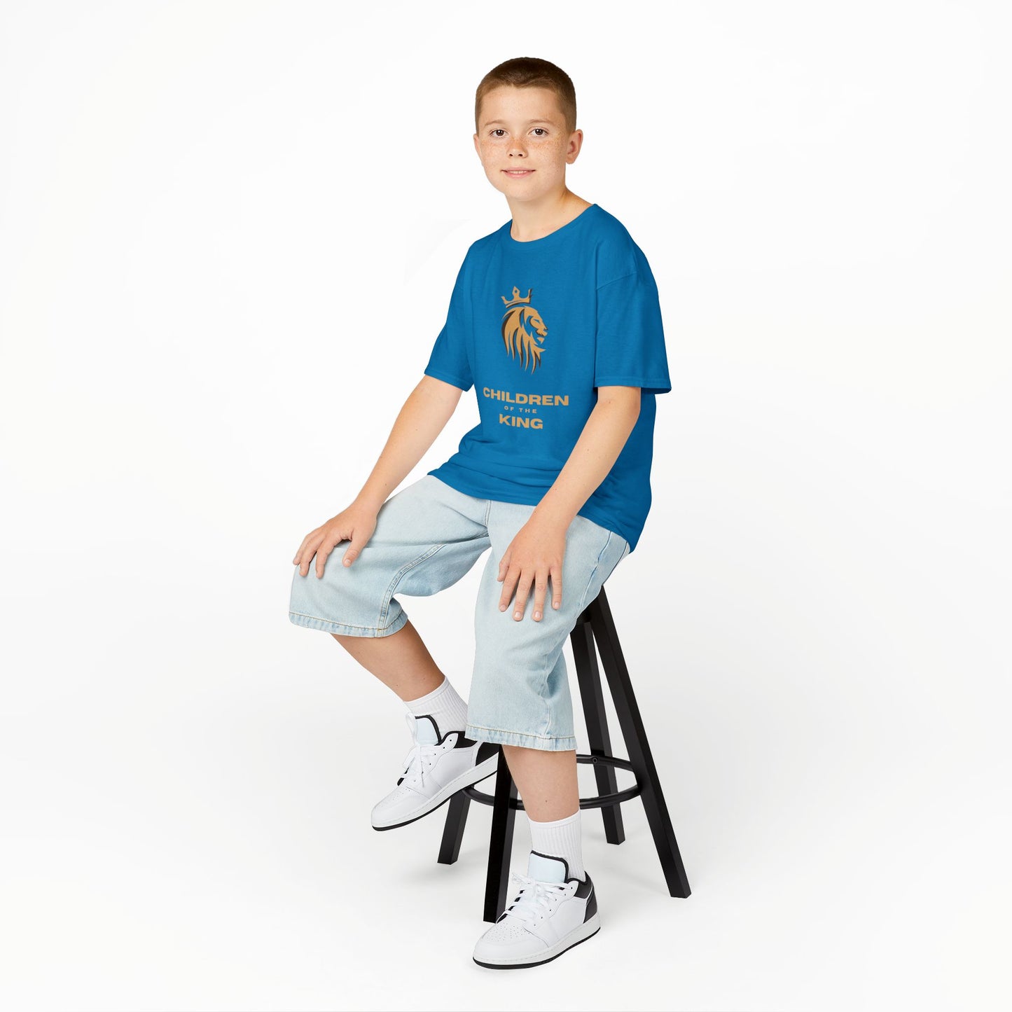 Children of the King Inspirational Kids Cotton T-Shirt (BRL)