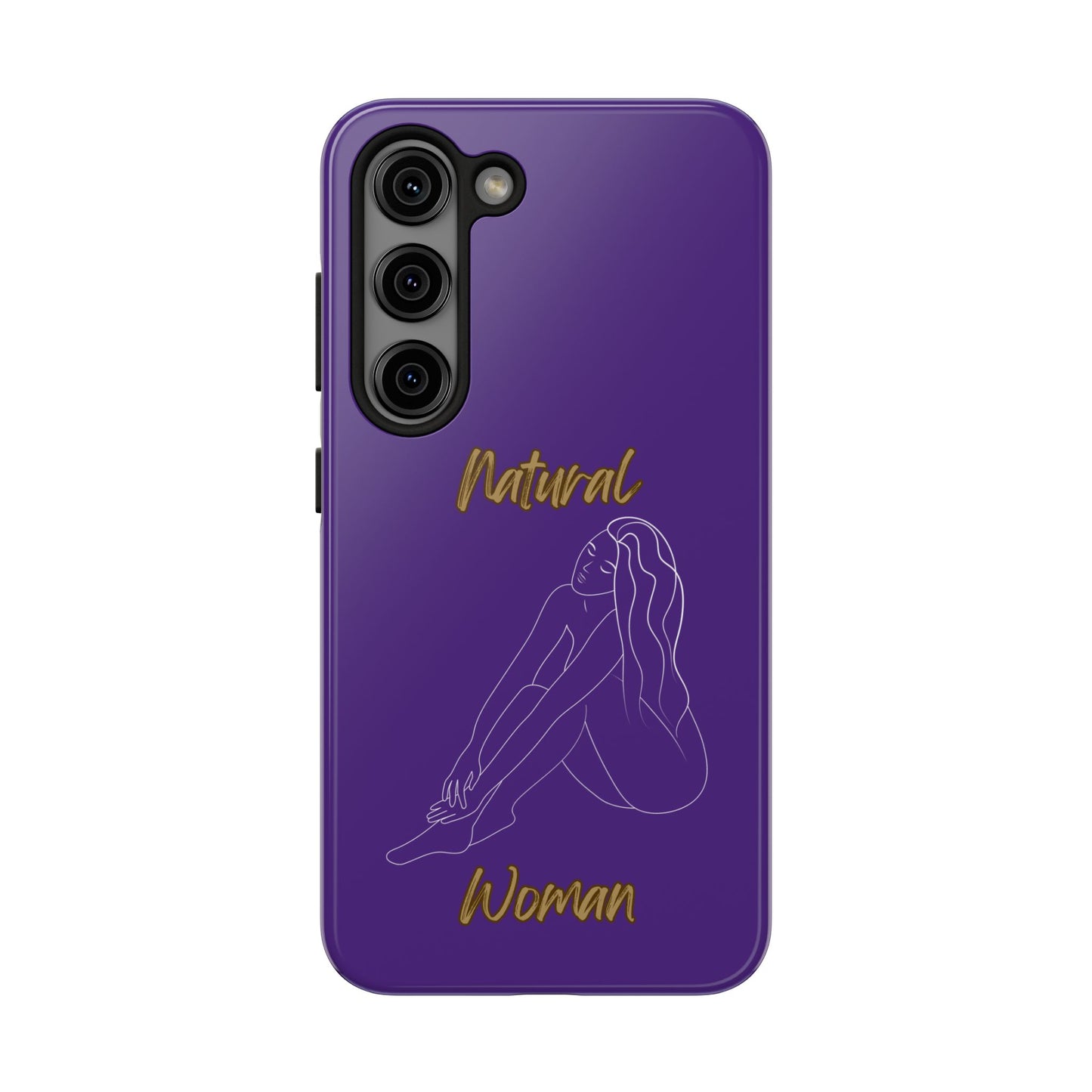 Natural Woman Beauty (WL) Tough Phone Cases PURPLE