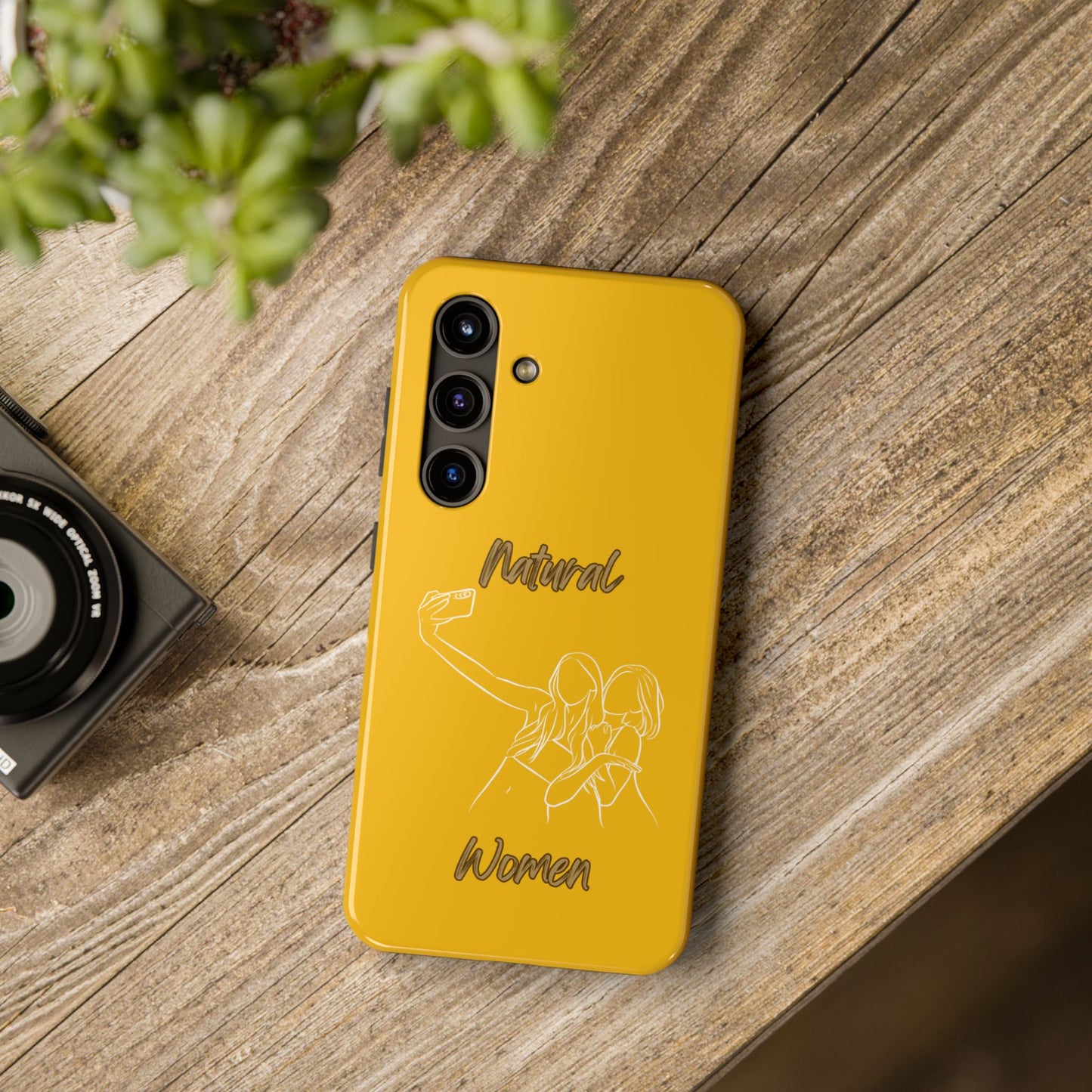 Natural Woman Friends Selfie (WL)Tough Phone Cases YELLOW