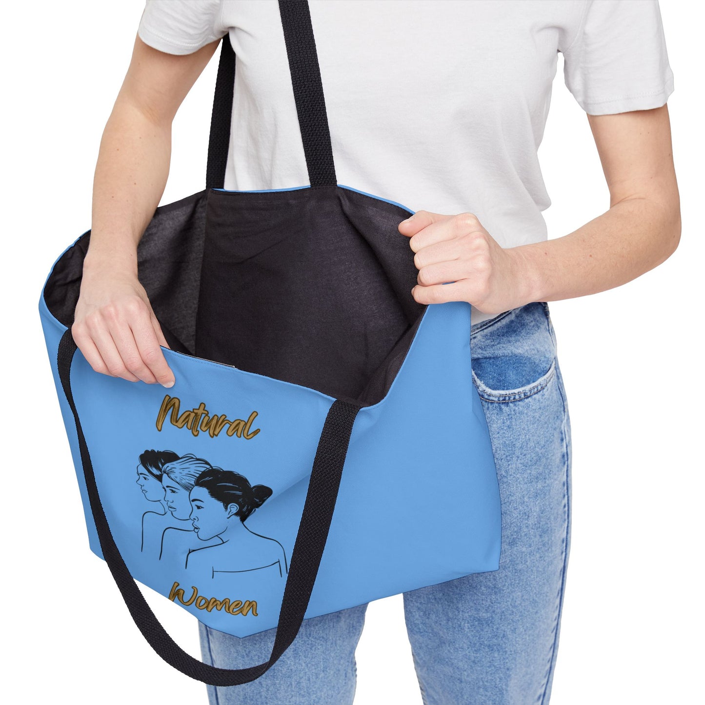 Natural Women United Friends (BL) Weekender Tote Bag LIGHT BLUE