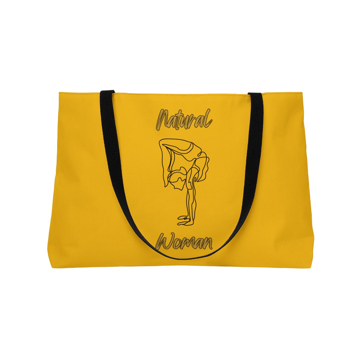 Natural Woman Flexible (BL) Weekender Tote Bag YELLOW