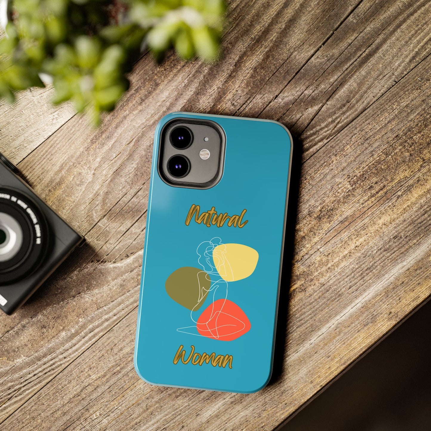 Natural Woman Colorful Pose (WL)Tough Phone Cases TURQUOISE