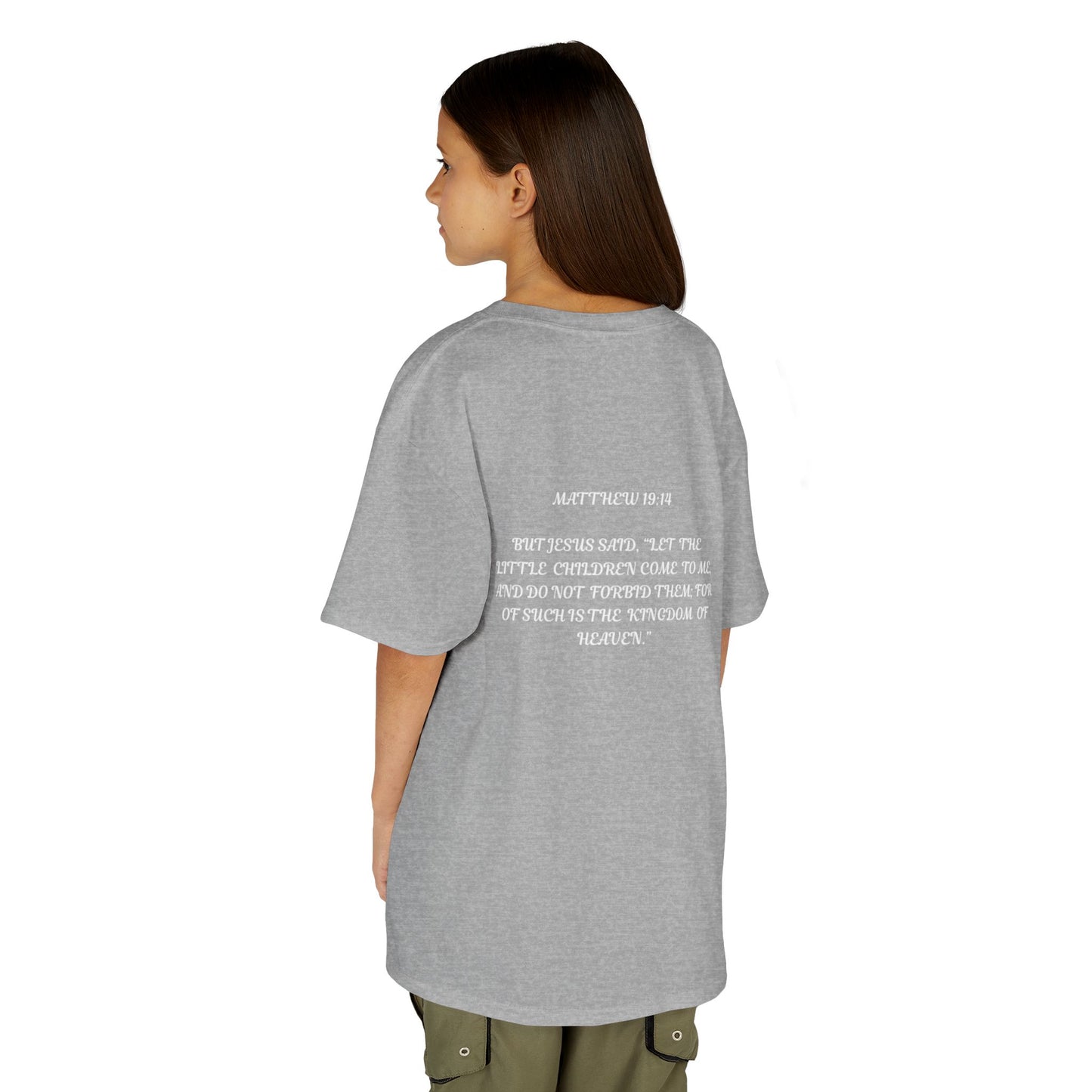 Children of the King Inspirational Kids Cotton T-Shirt (BL)