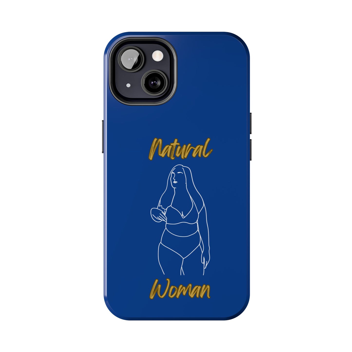 Natural Woman Full Beauty (WL)Tough Phone Cases DARK BLUE