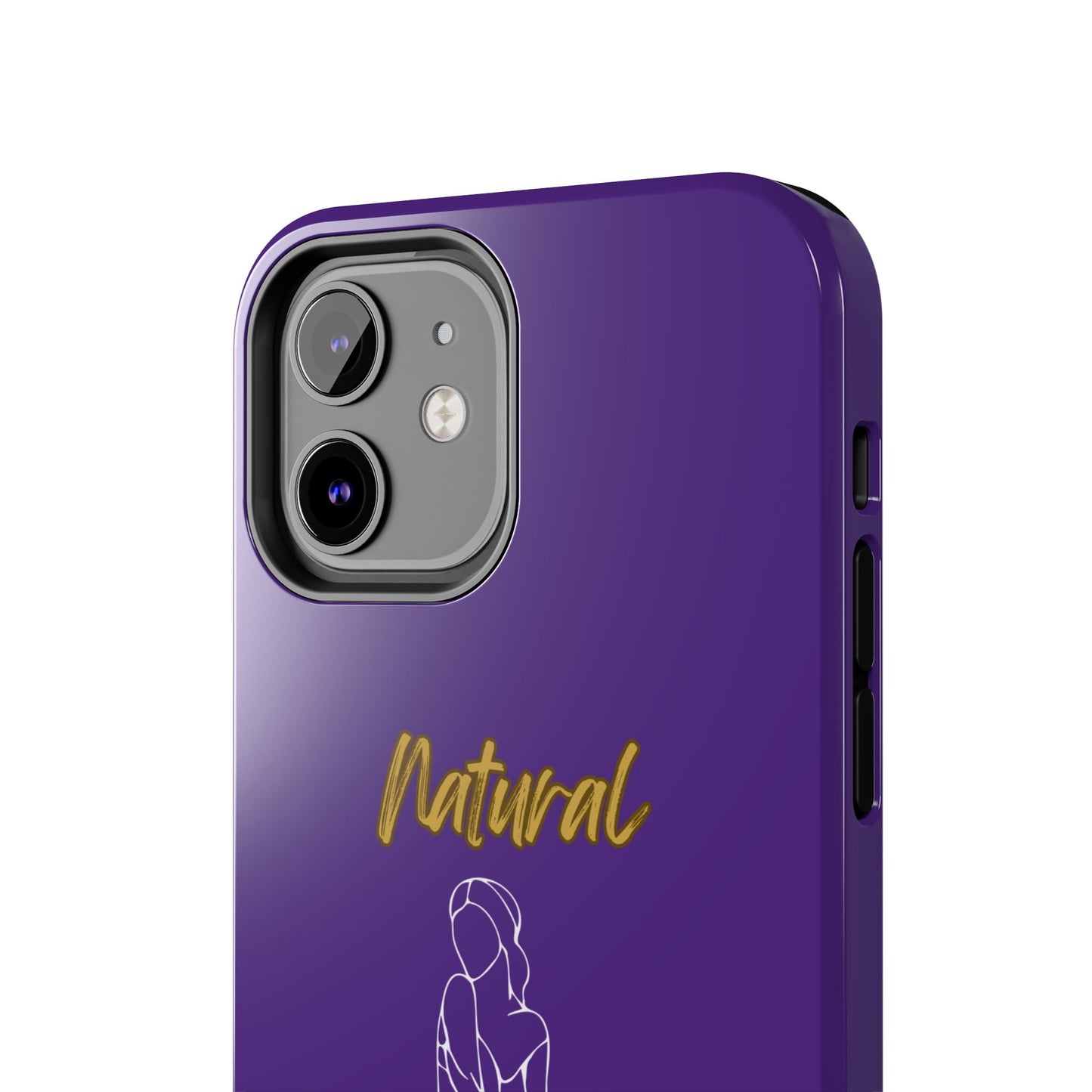 Natural Woman Shoulder Action (WL)Tough Phone Cases PURPLE