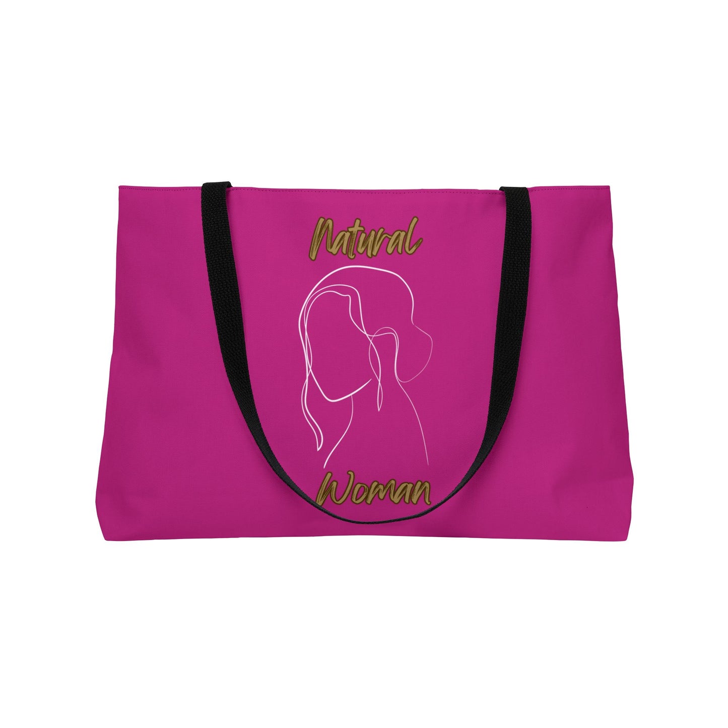 Natural Woman Hanging Hair (WL) Weekender Tote Bag PINK