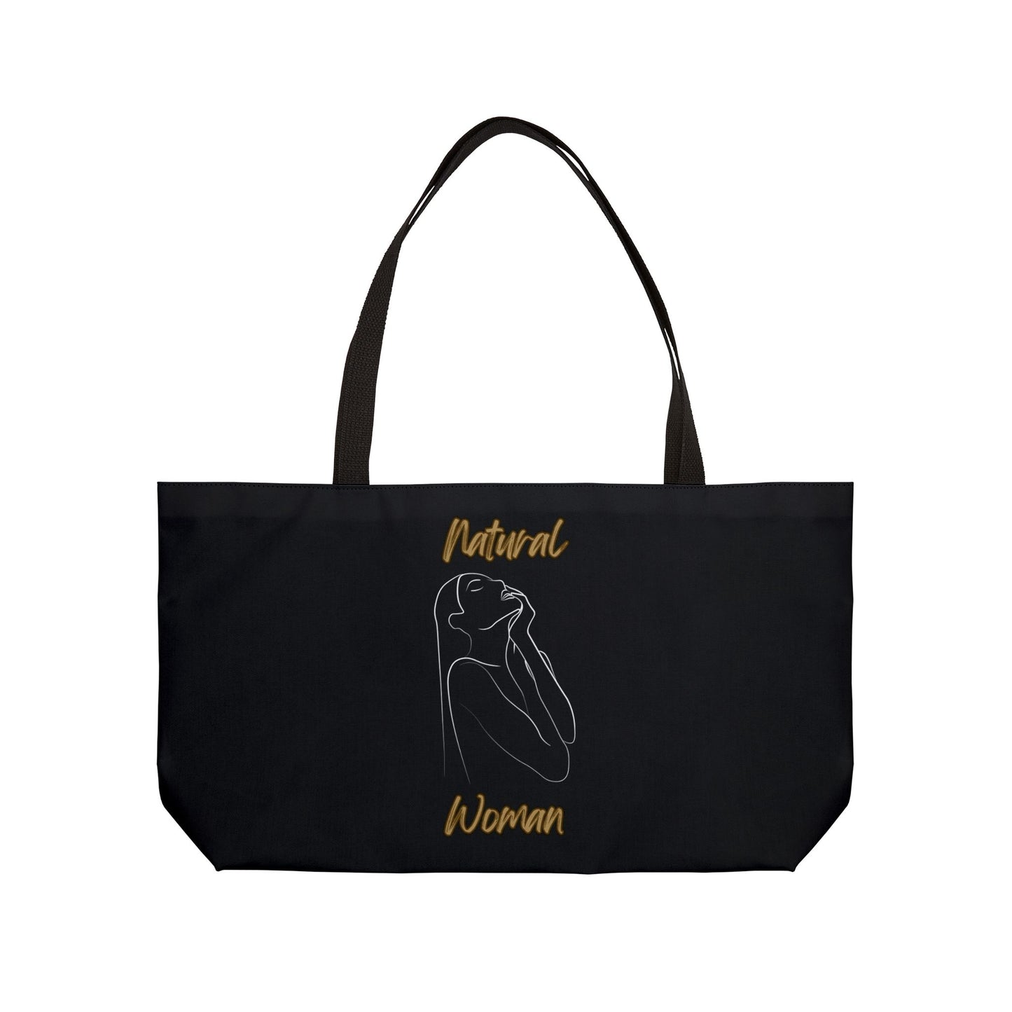Natural Woman Thank You (WL) Weekender Tote Bag BLACK
