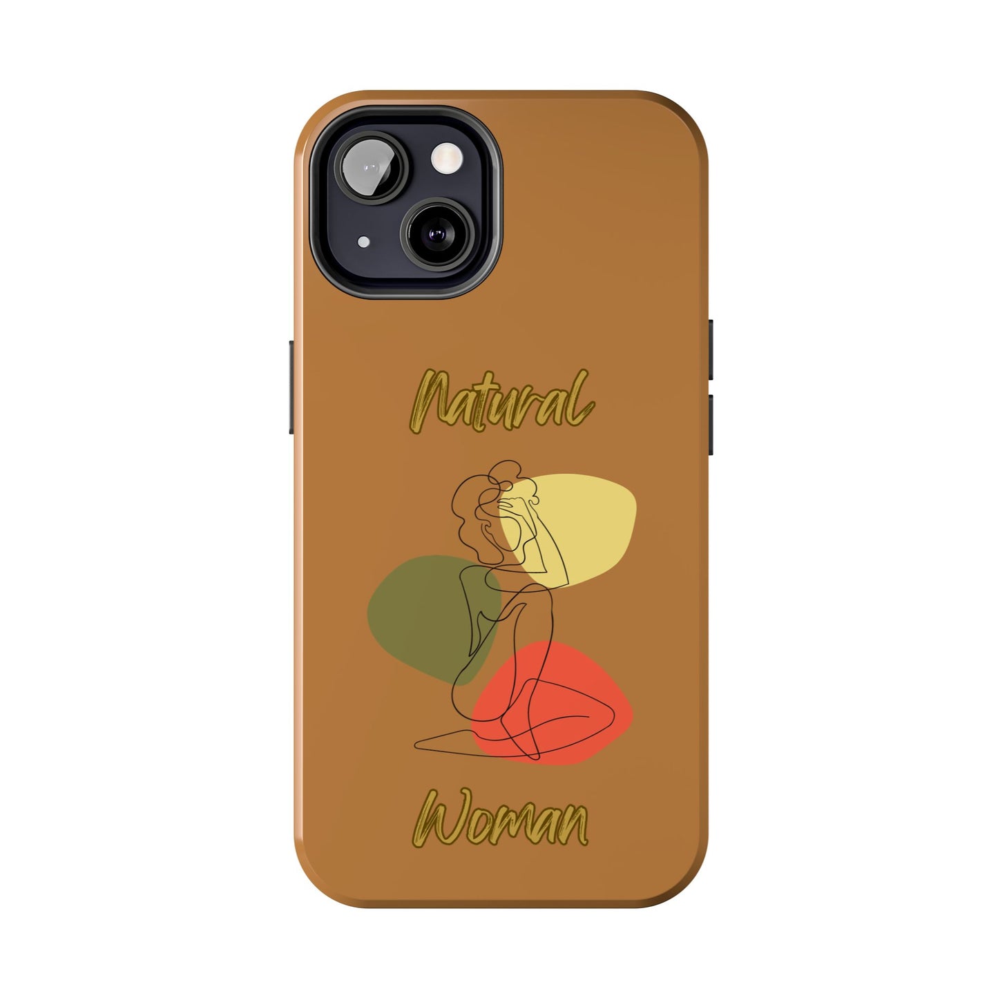 Natural Woman Colorful Pose (BL)Tough Phone Cases LIGHT BROWN