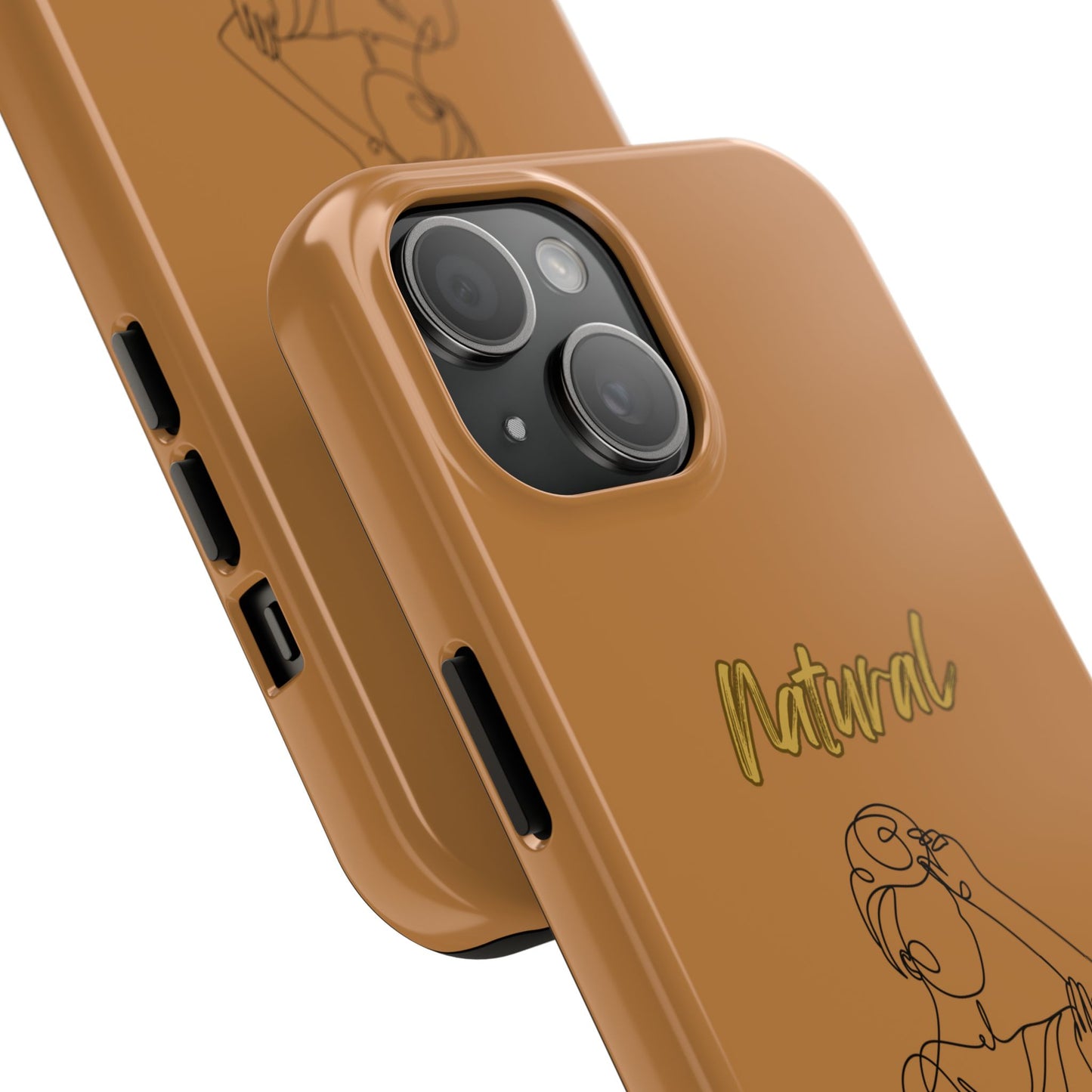 Natural Woman Style (BL)Tough Phone Cases LIGHT BROWN
