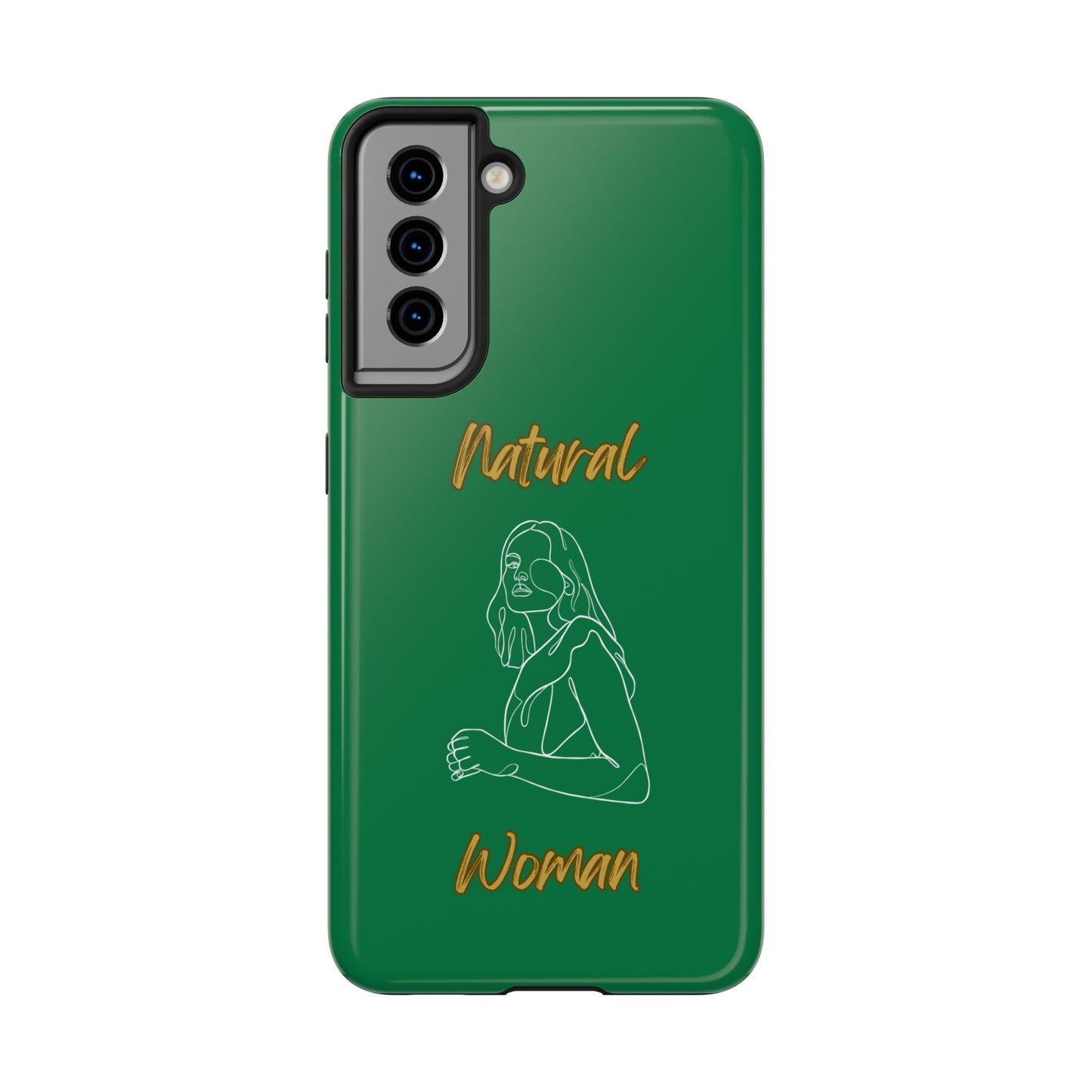 Natural Woman Care Free (WL)Tough Phone Cases DARK GREEN