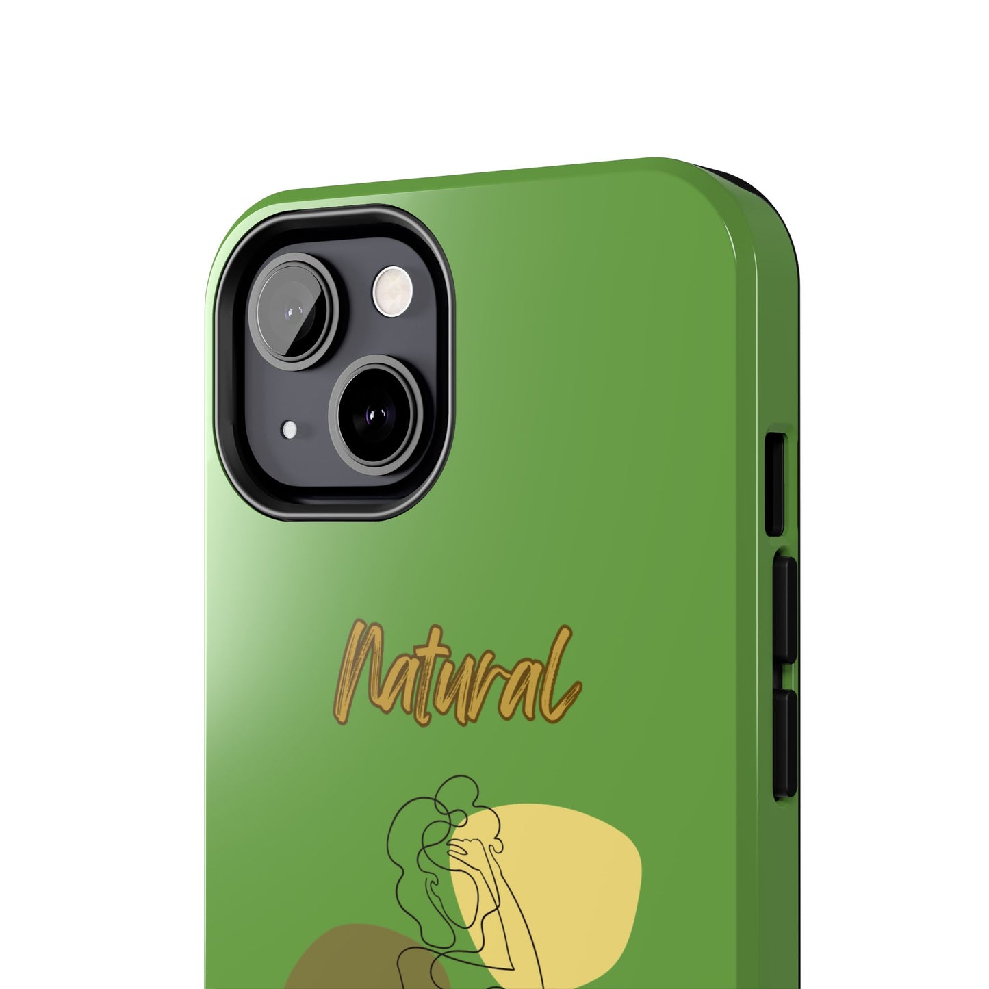 Natural Woman Colorful Pose (BL)Tough Phone Cases GREEN
