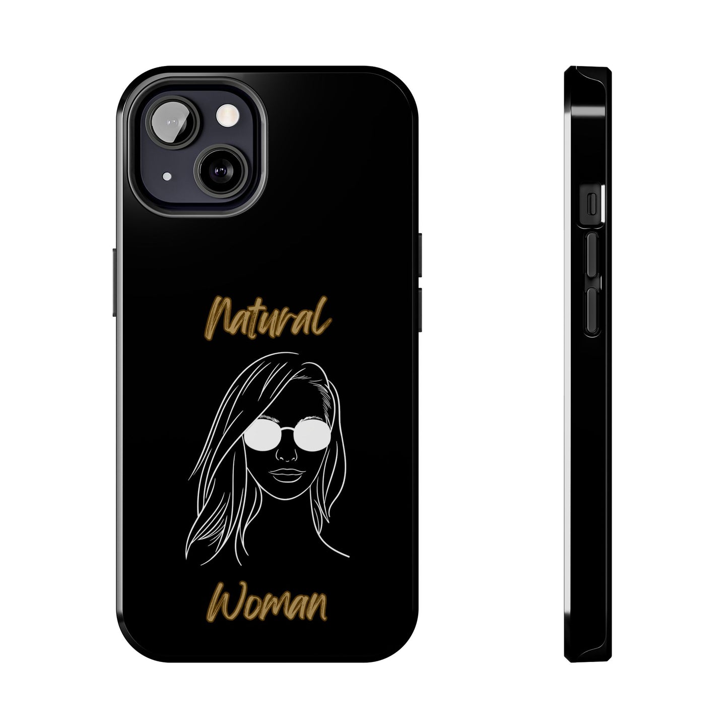 Natural Woman Shades (WL)Tough Phone Cases BLACK
