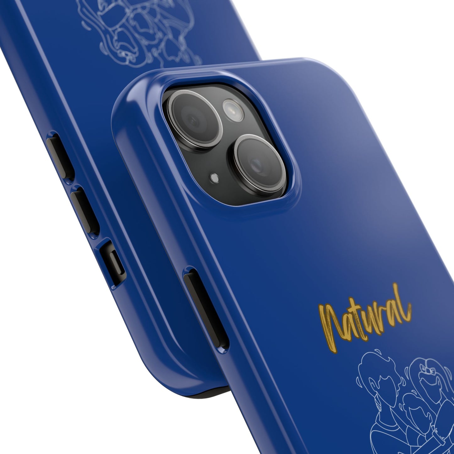 Natural Woman Bear Hugs (WL) Tough Phone Cases DARK BLUE