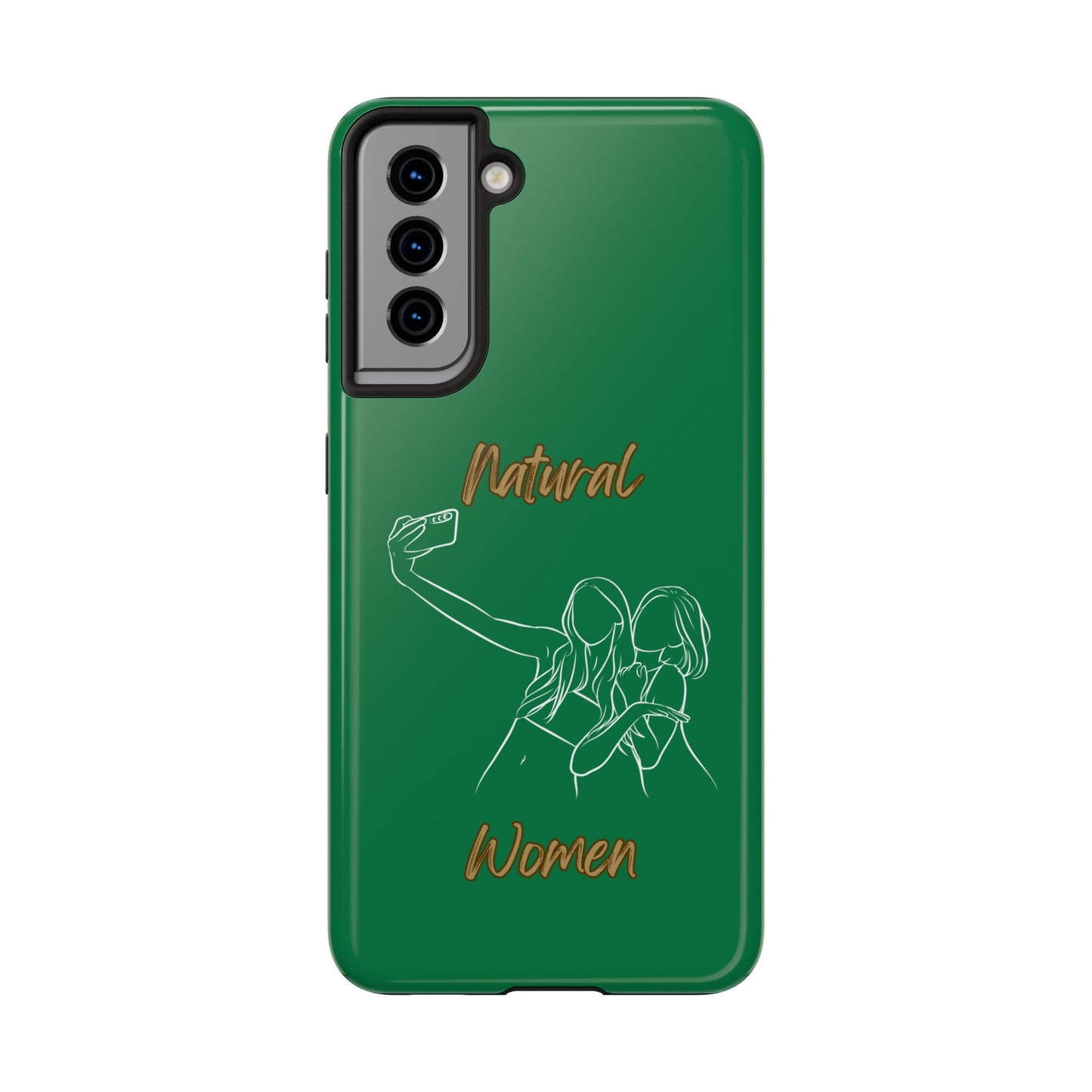 Natural Woman Friends Selfie (WL)Tough Phone Cases DARK GREEN