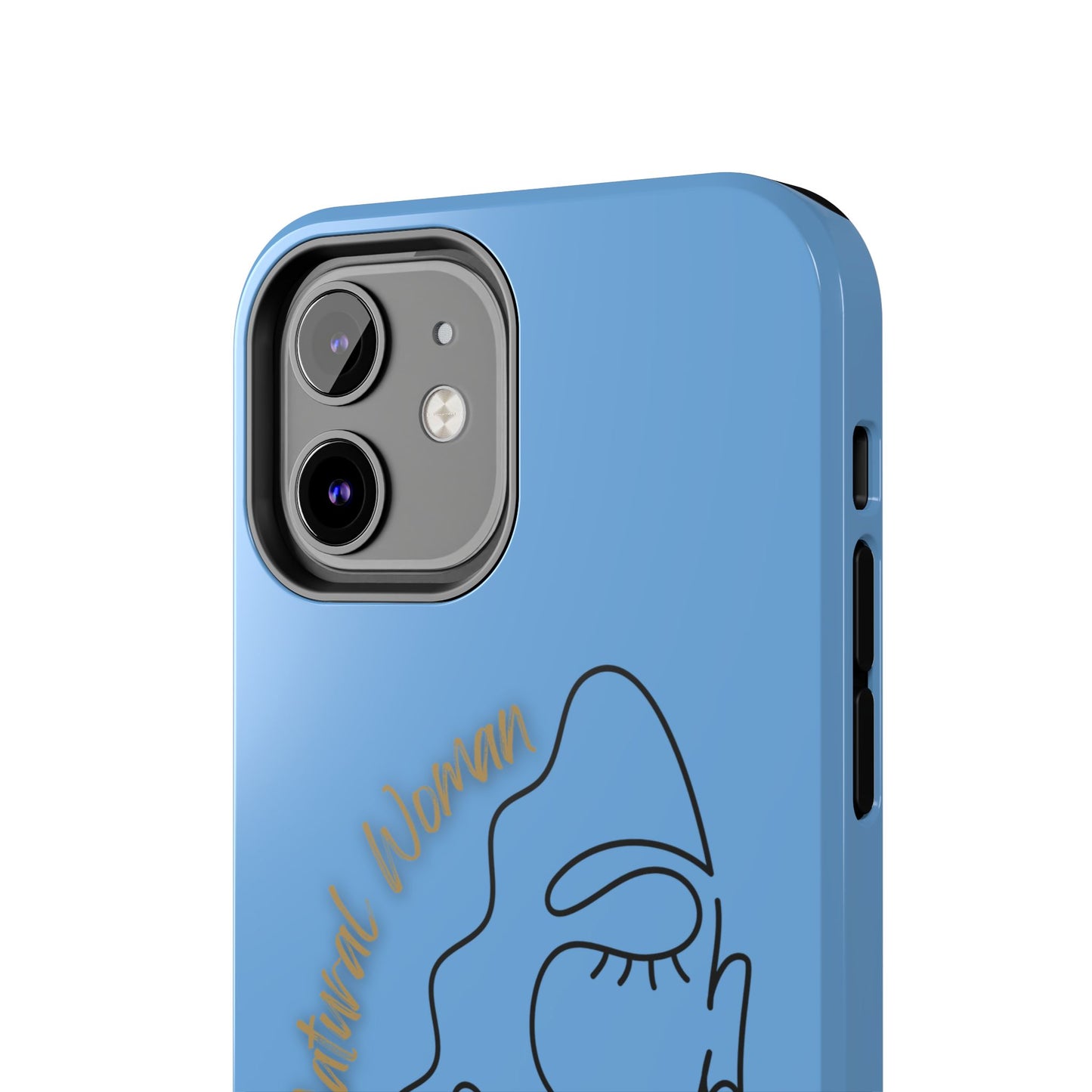 Natural Woman Half Face (BL)Tough Phone Case LIGHT BLUE