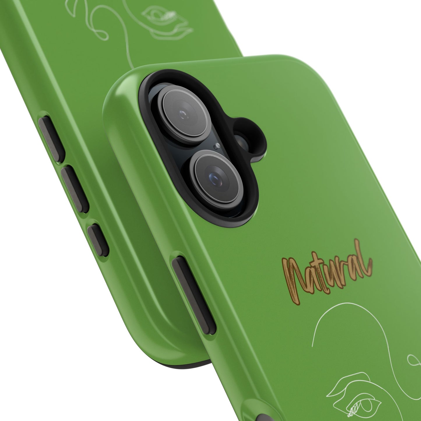 Natural Woman Looking (WL) Tough Phone Cases GREEN