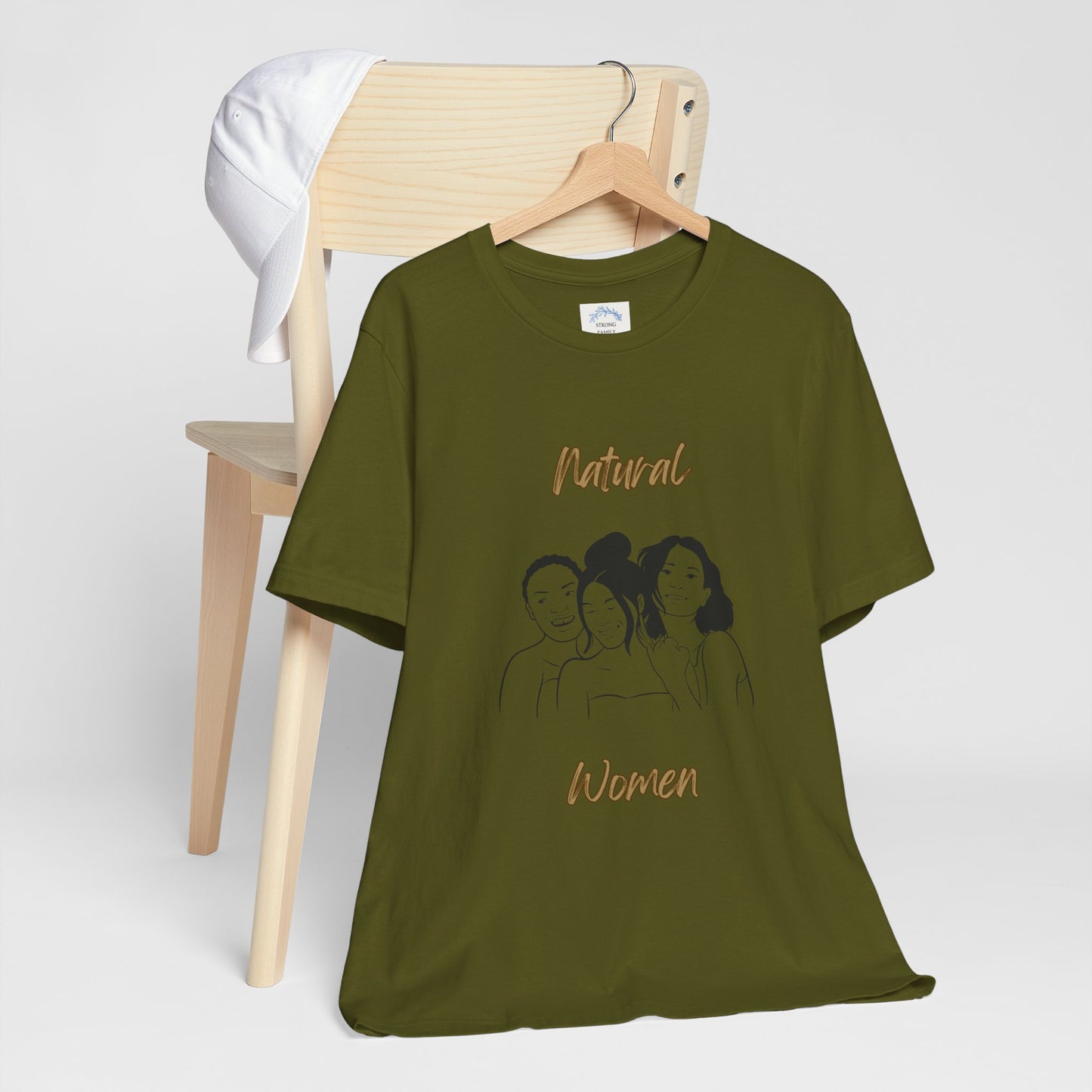 Natural Woman Laughing Friends (BL) Short Sleeve T-Shirt
