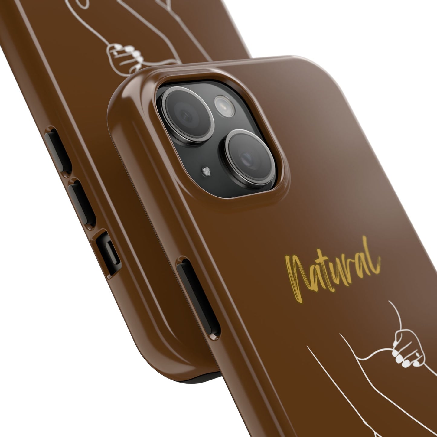 Natural Woman Loved In & Out (WL)Tough Phone Cases BROWN