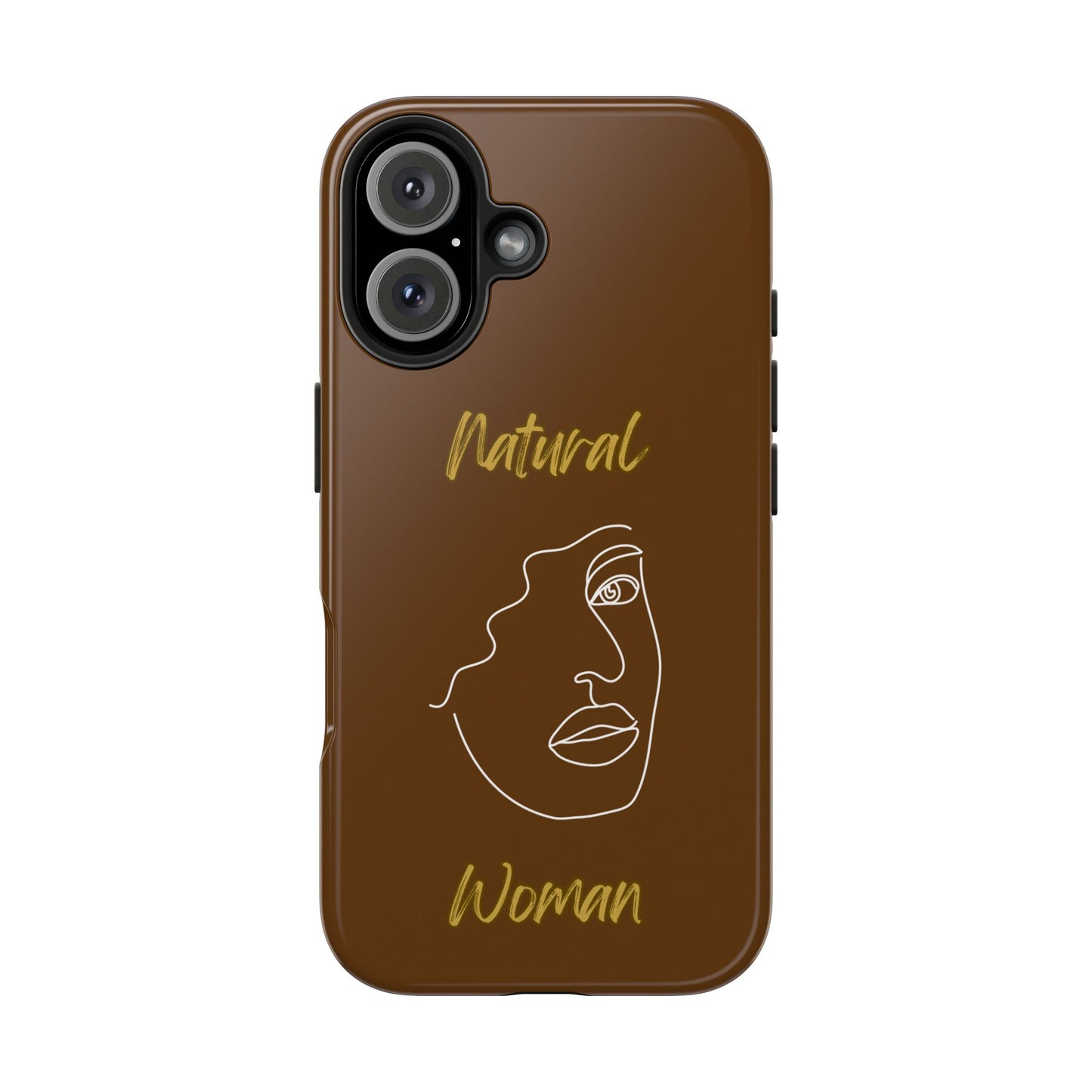 Natural Woman Peekaboo (WL)Tough Phone Cases BROWN