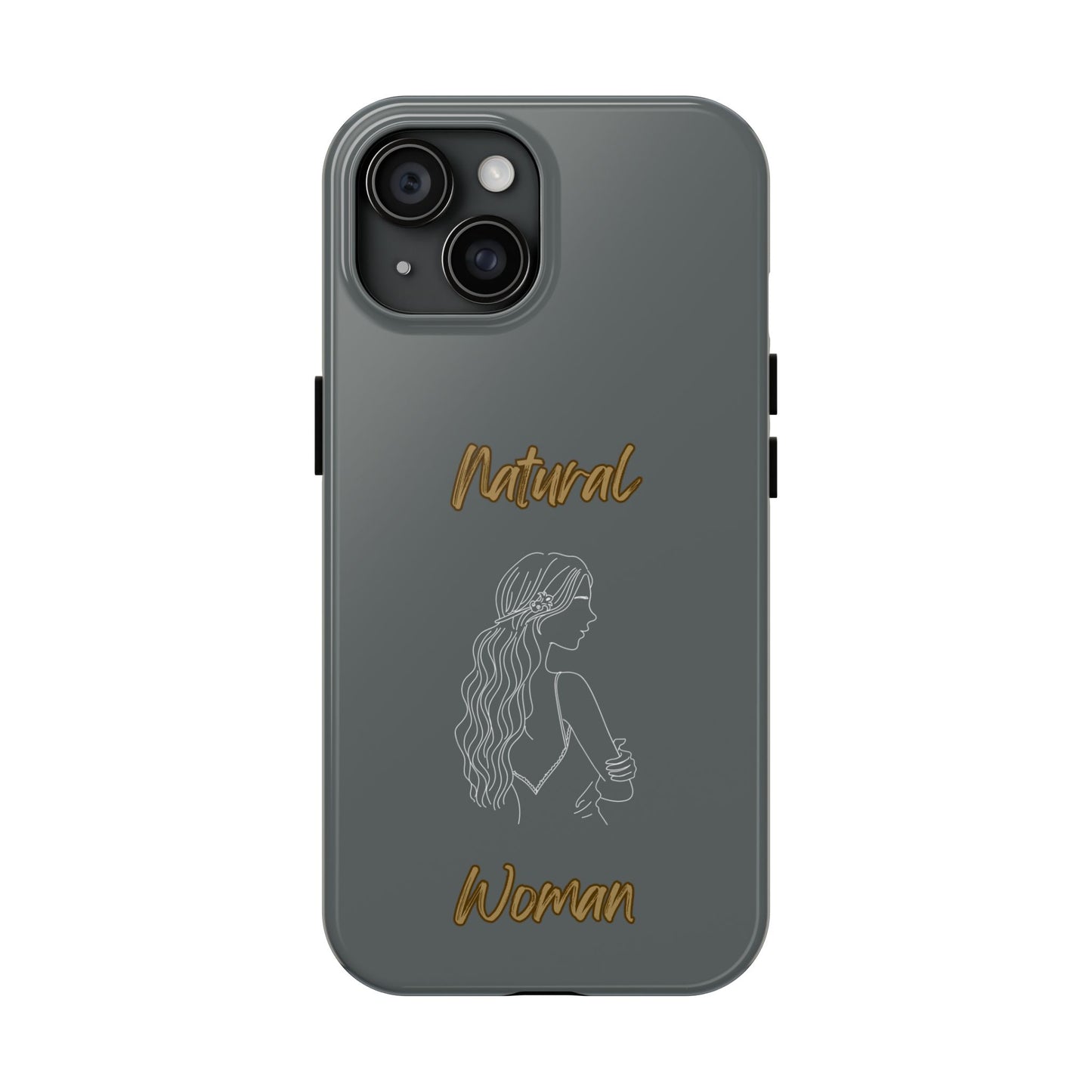 Natural Woman Young Woman (WL)Tough Phone Cases DARK GREY