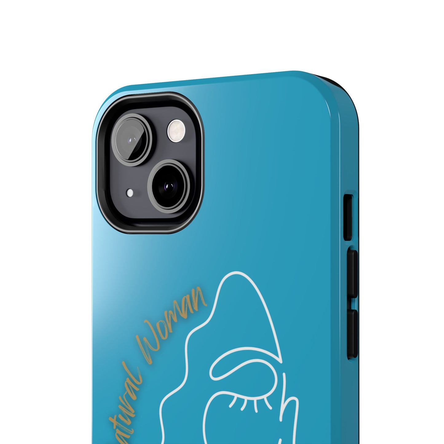 Natural Woman Half Face (WL)Tough Phone Case TURQUOISE