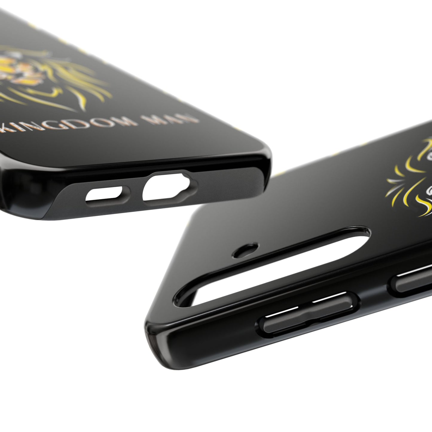 Kingdom Man (White-Gold Label) Tough Phone Case BLACK