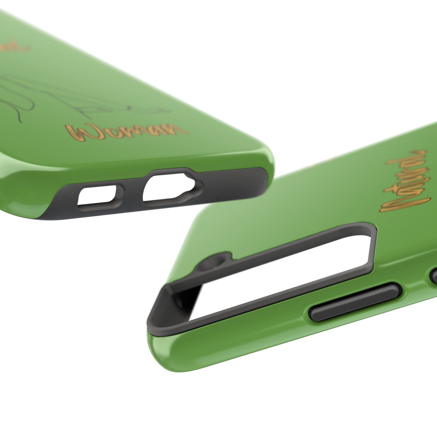 Natural Woman Hands Free (BL)Tough Phone Cases GREEN
