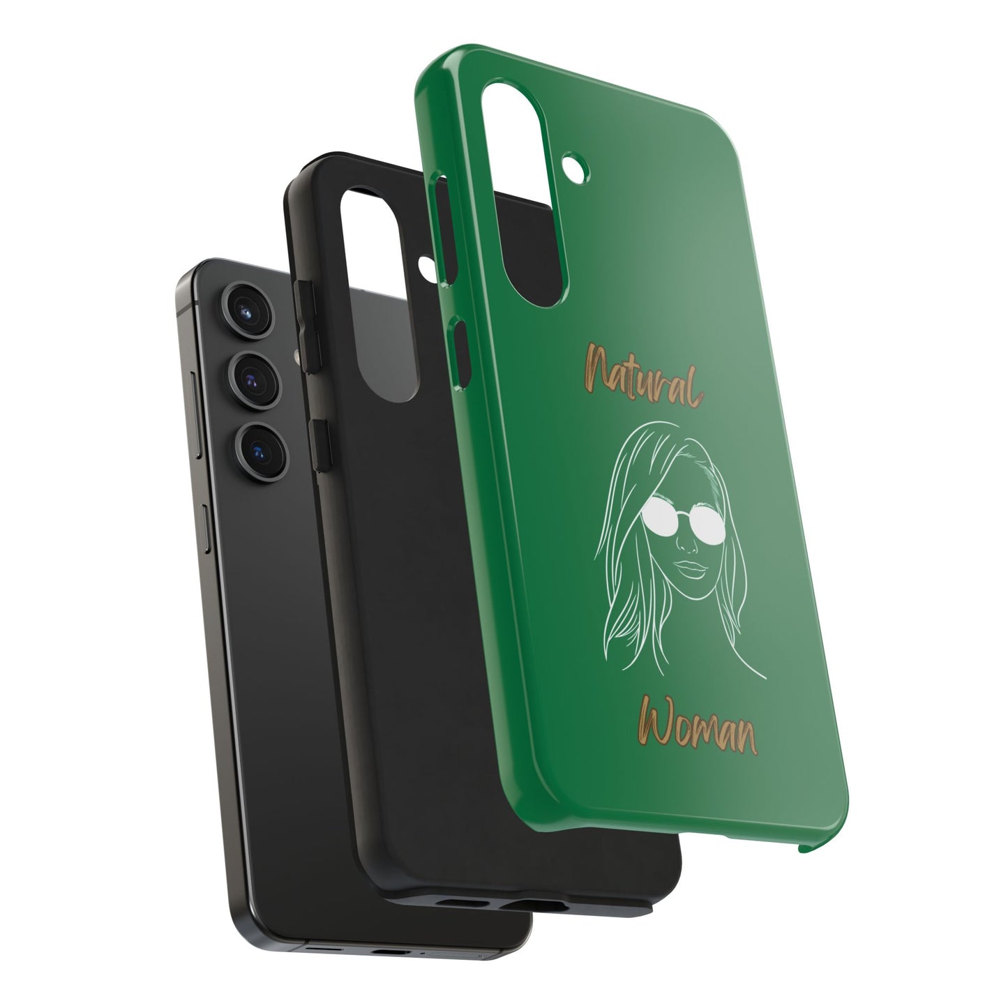 Natural Woman Shades (WL)Tough Phone Cases DARK GREEN