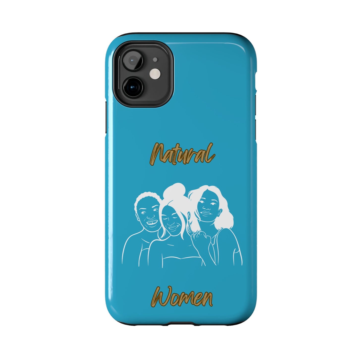 Natural Women Laughing Friends (WL)Tough Phone Cases TURQUOISE