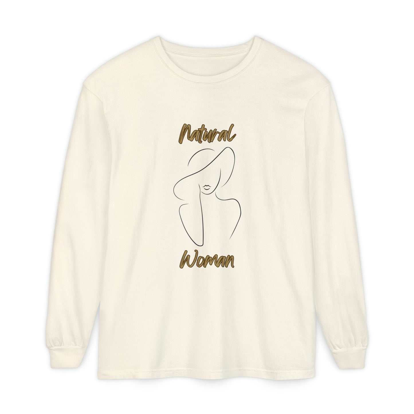 Natural Woman Sun Hat (BL) Long Sleeve T-Shirt