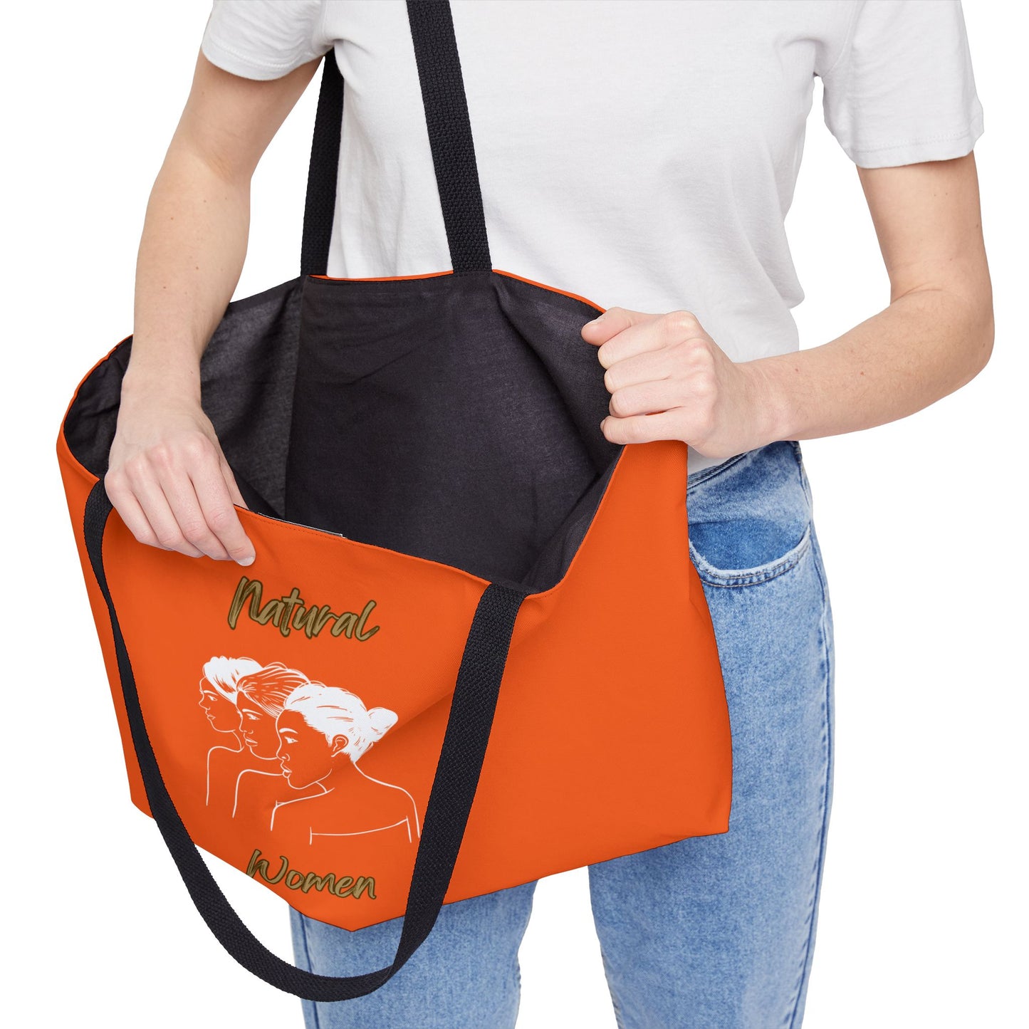 Natural Women United Friends (WL) Weekender Tote Bag ORANGE