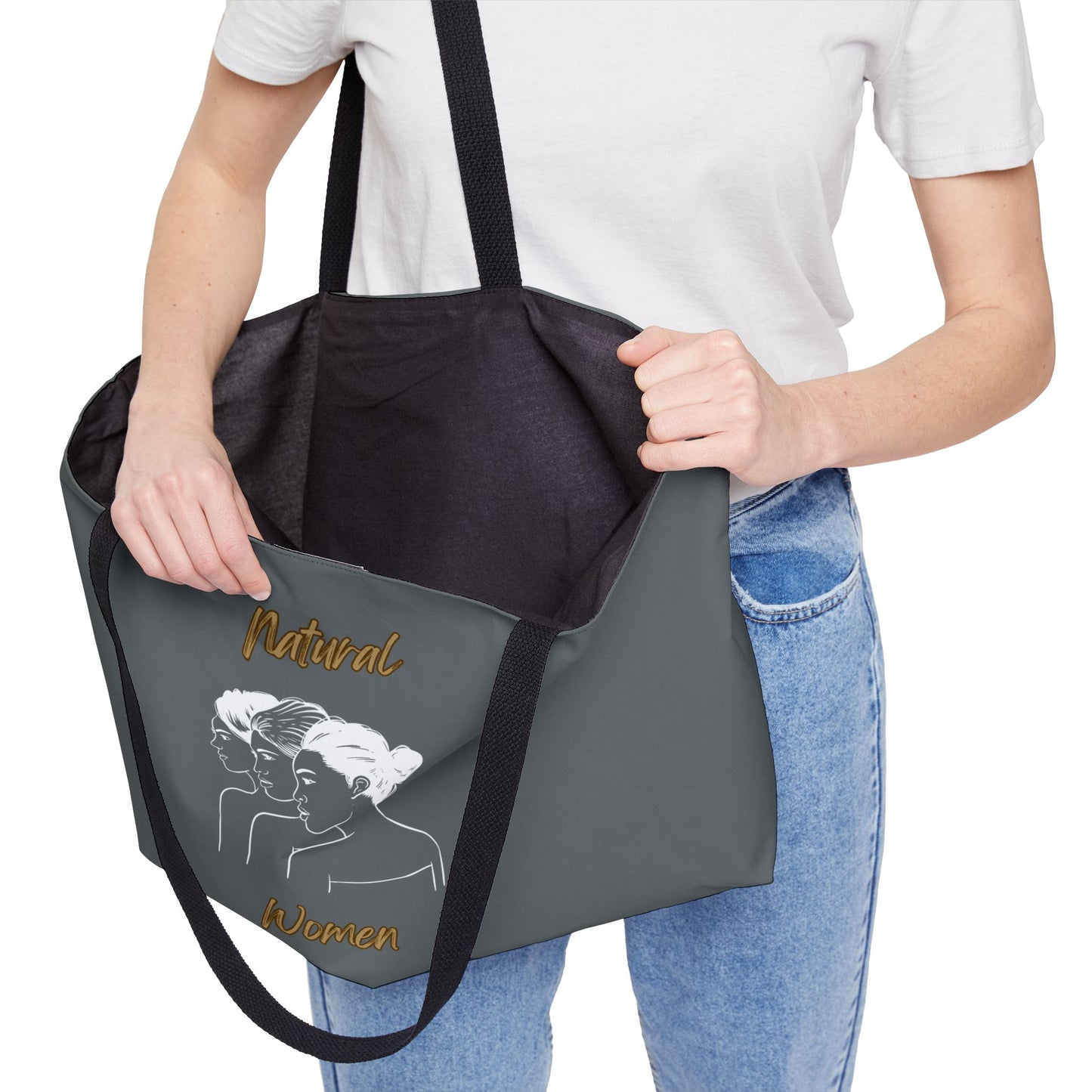 Natural Women United Friends (WL) Weekender Tote Bag DARK GREY