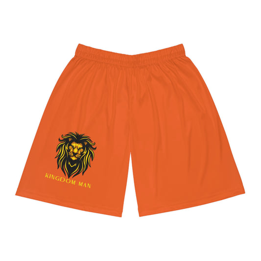 Kingdom Man (Gold) Basketball Shorts ORANGE