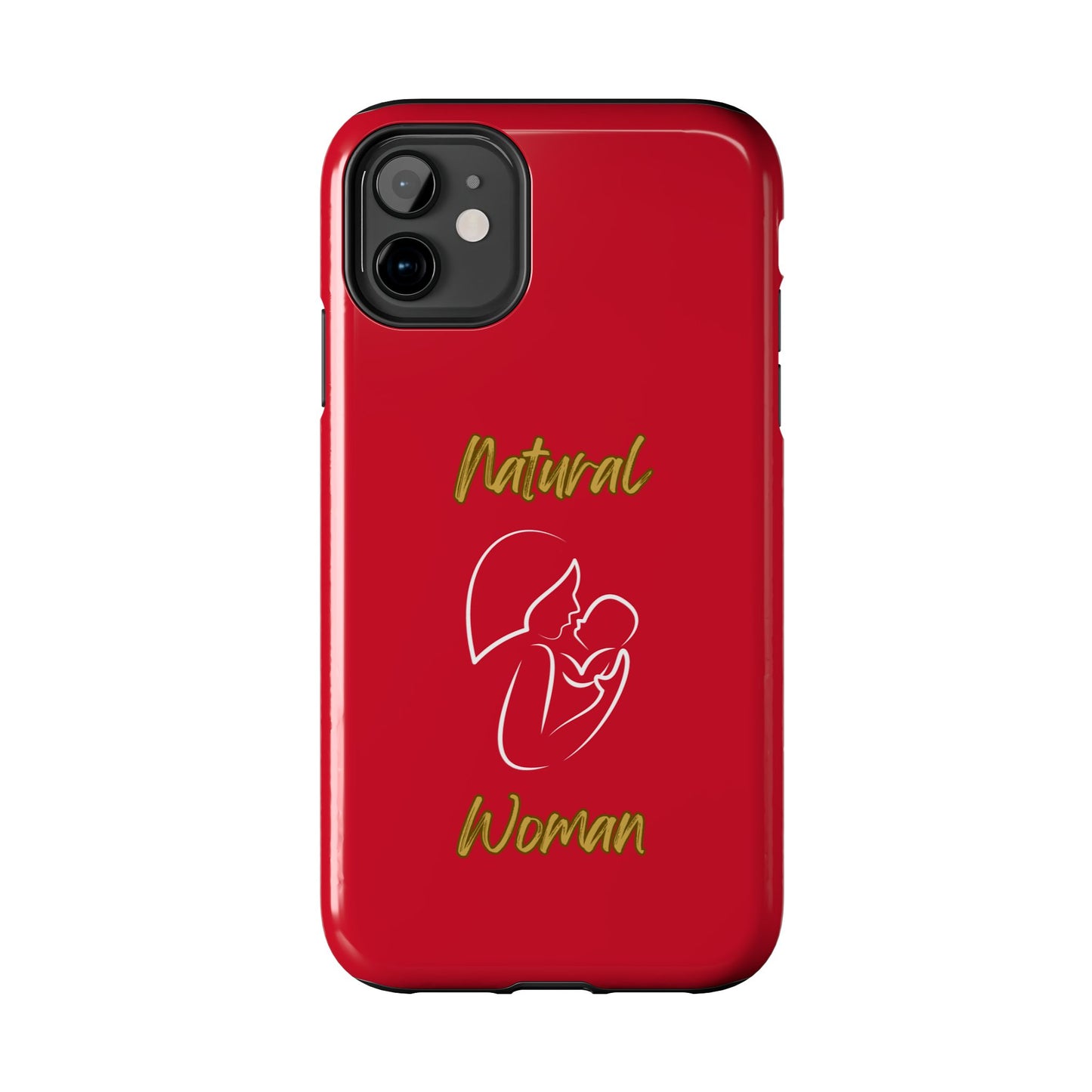 Natural Woman Long Awaited (WL)Tough Phone Cases DARK RED