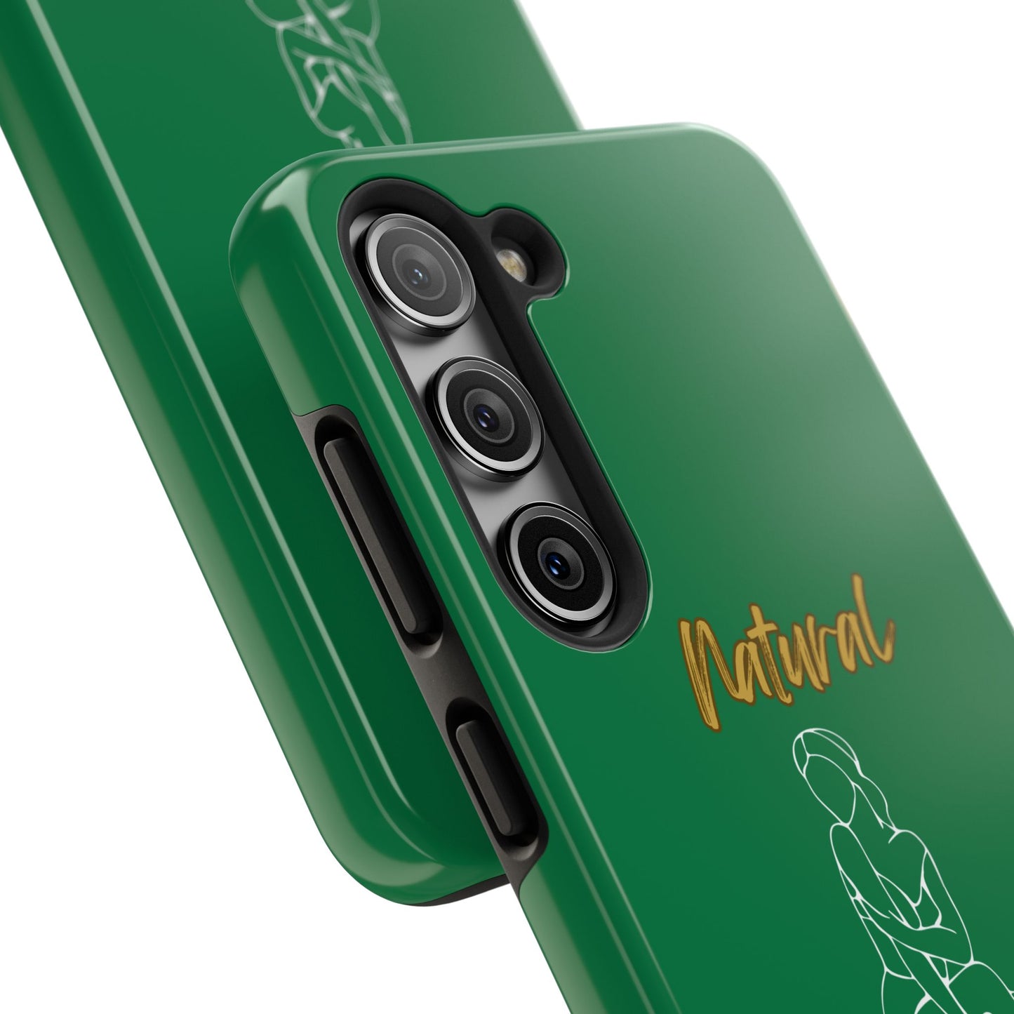 Natural Woman Shoulder Action (WL)Tough Phone Cases DARK GREEN
