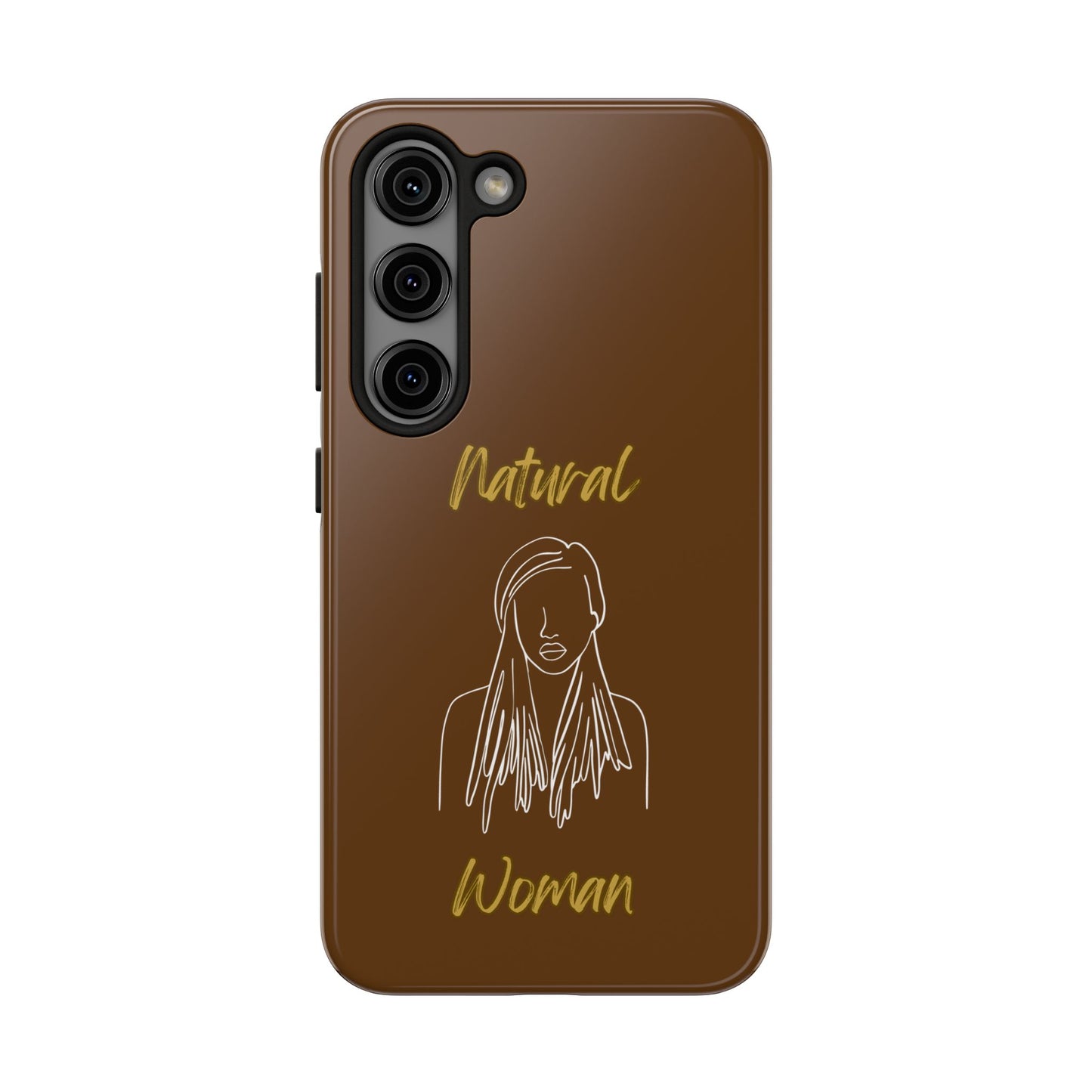 Natural Woman Content (WL)Tough Phone Cases BROWN