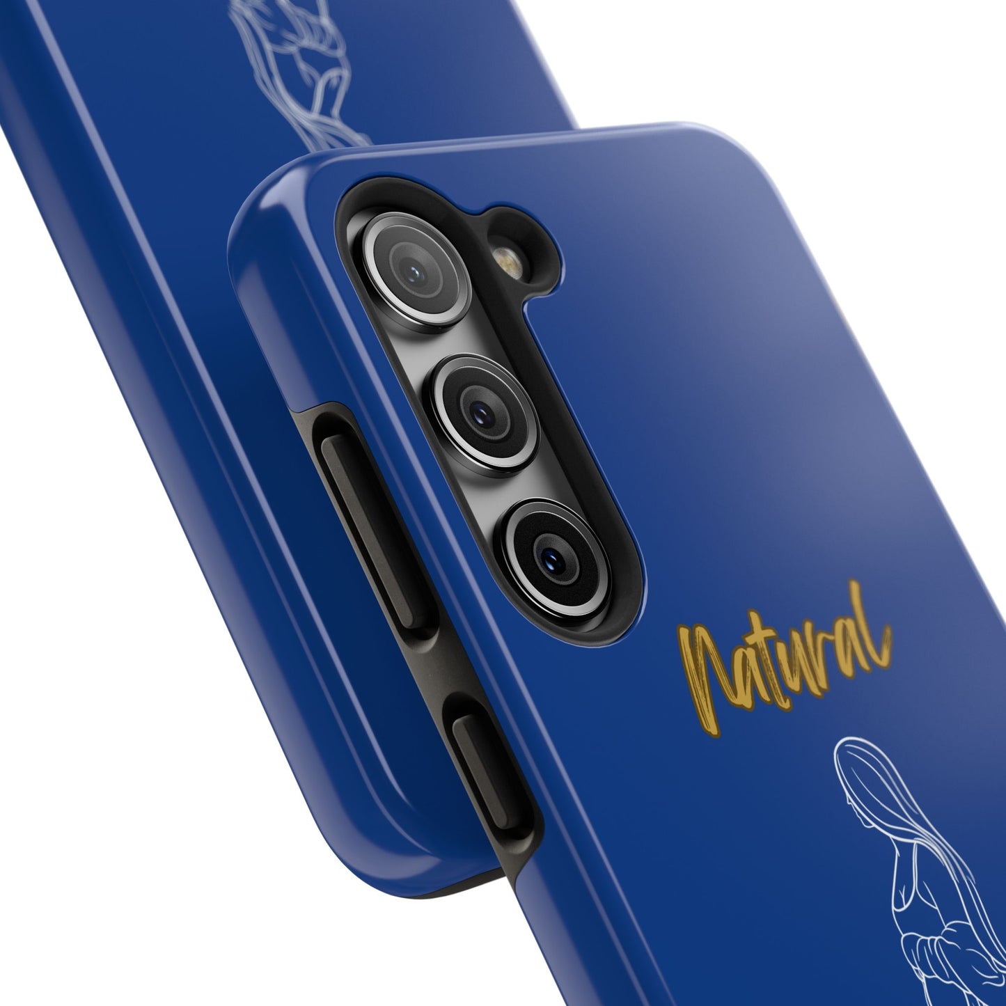 Natural Woman Expecting (WL)Tough Phone Cases DARK BLUE