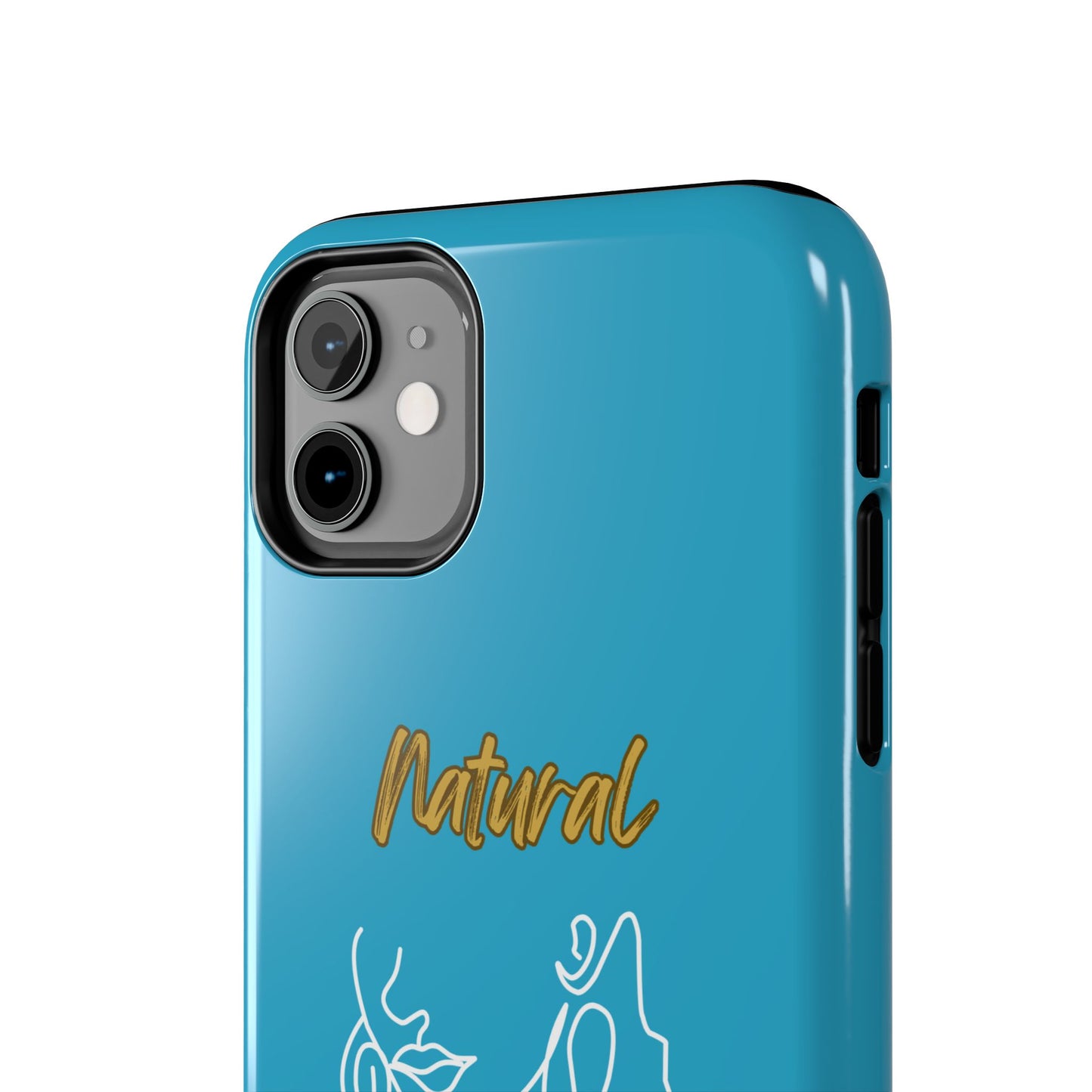 Natural Woman Lips (WL)Tough Phone Cases TURQUOISE