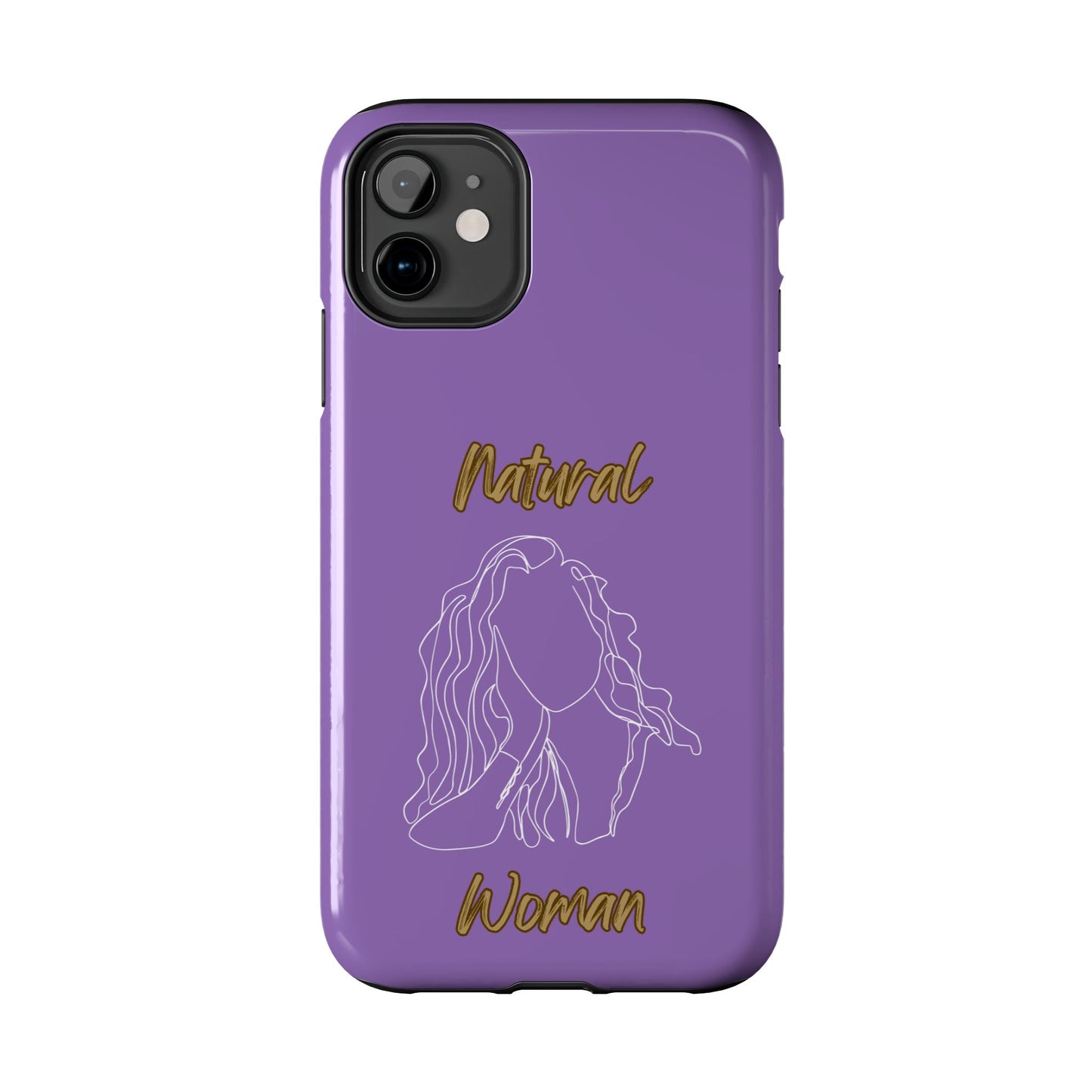 Natural Woman Relaxed (WL) Tough Phone Cases LIGHT PURPLE